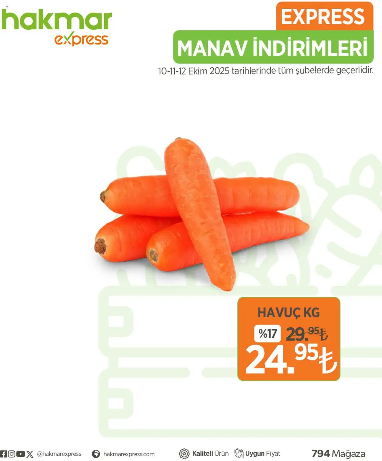 Hakmar Express Sebze ve meyve