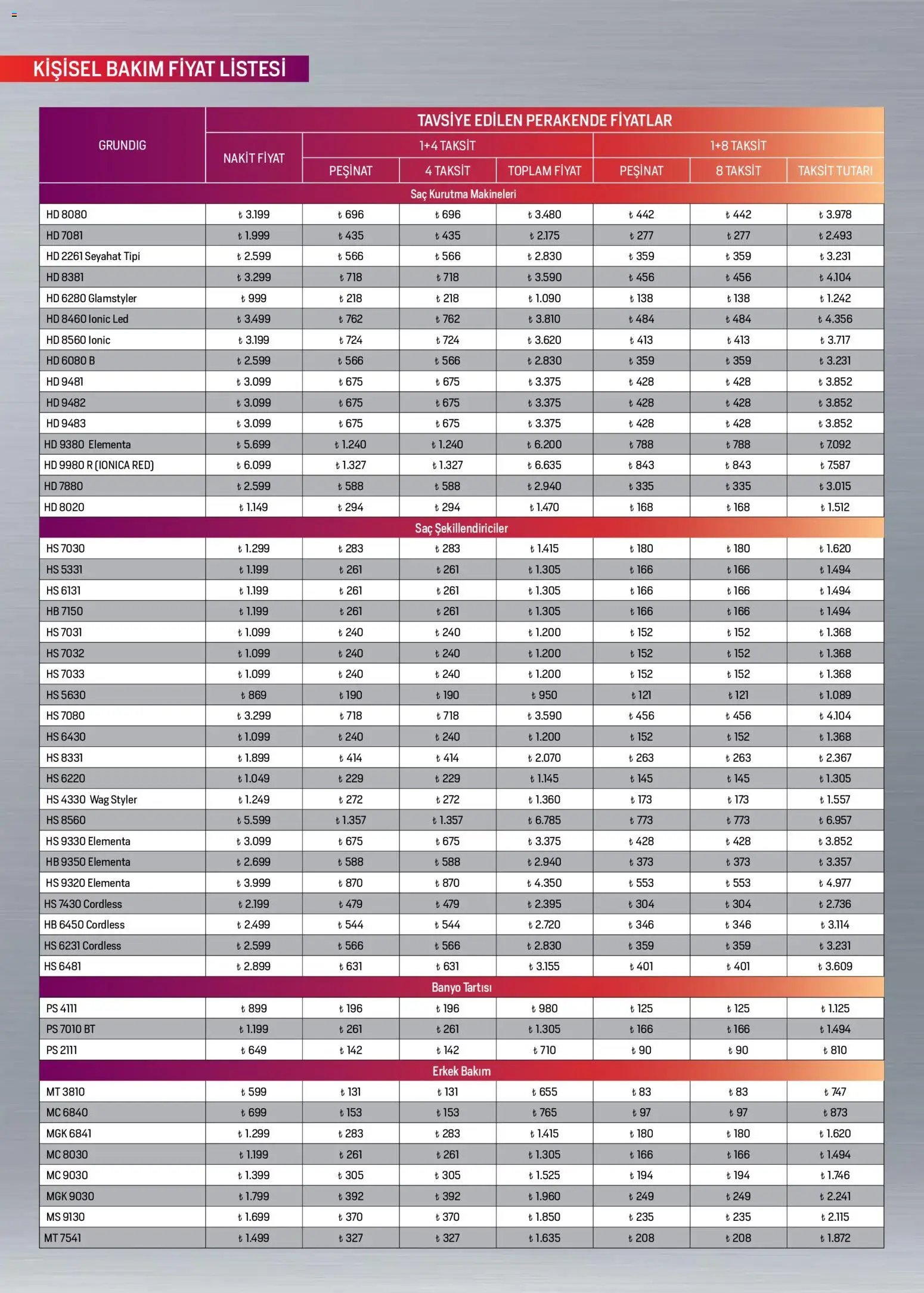 Arçelik Katalog