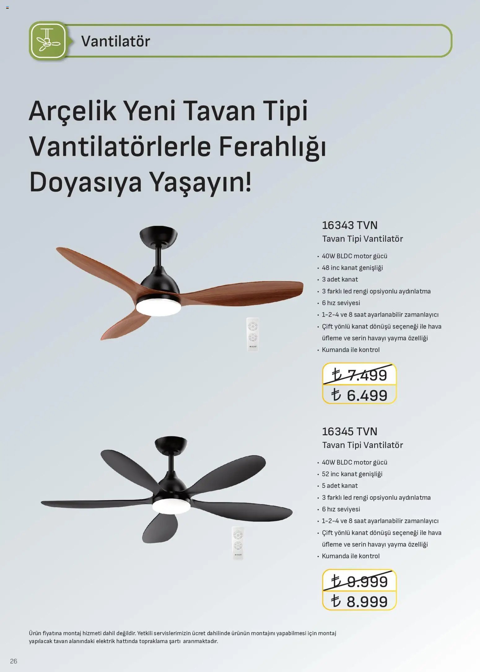Arçelik - İklimlendirme Kataloğu