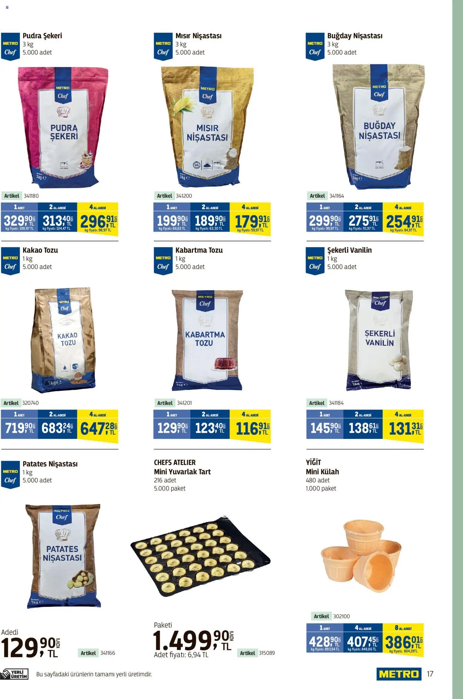 Metro - Kafeler & Pastaneler Kataloğu