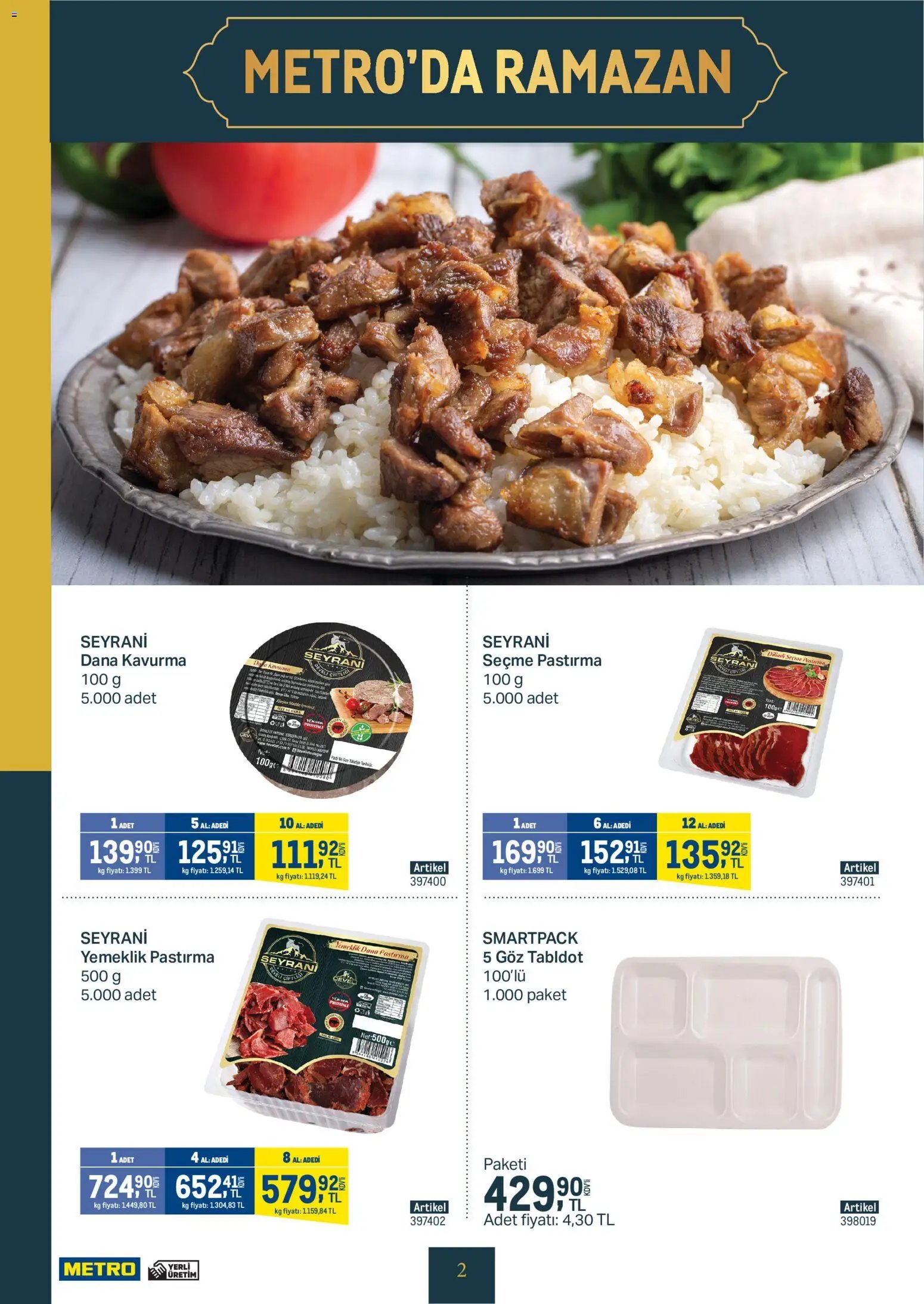 Metro - Kurum ve İşletme Mutfakları