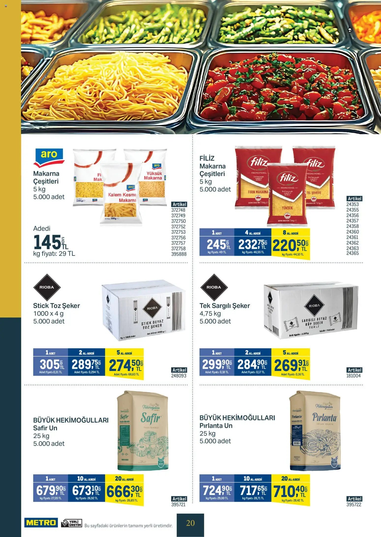 Metro - Kurum ve İşletme Mutfakları