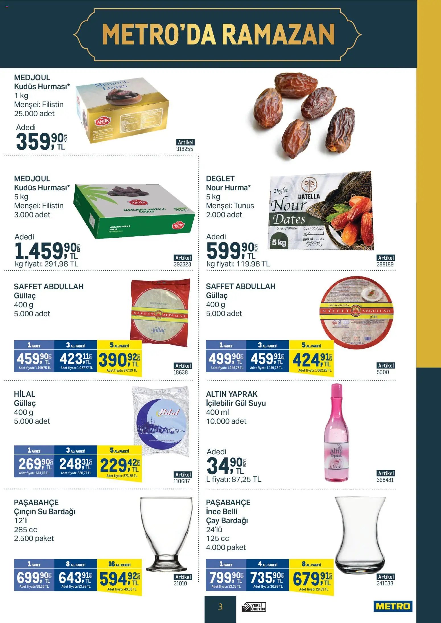 Metro - Kurum ve İşletme Mutfakları