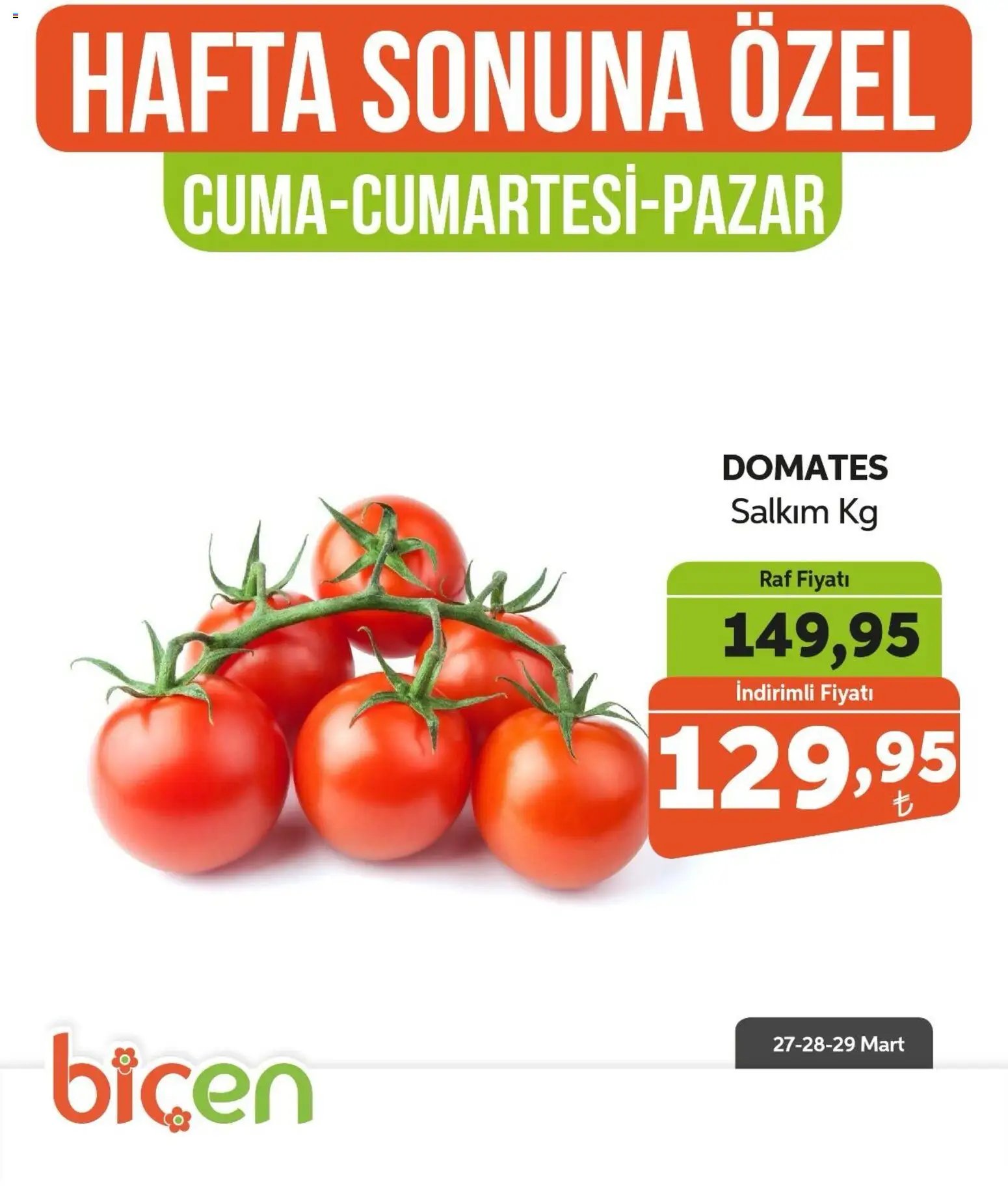 Biçen Market - Hafta Sonuna Özel