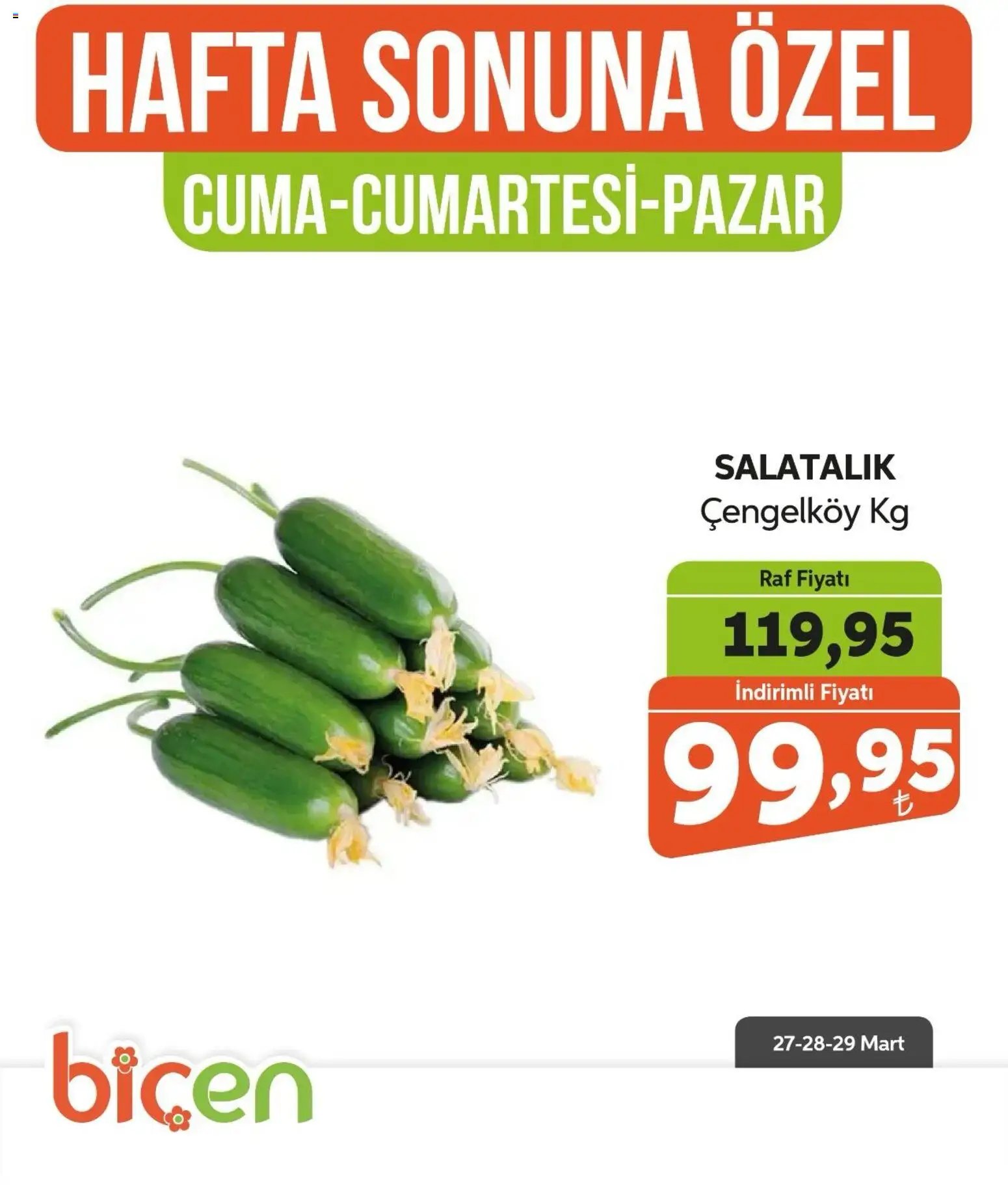 Biçen Market - Hafta Sonuna Özel