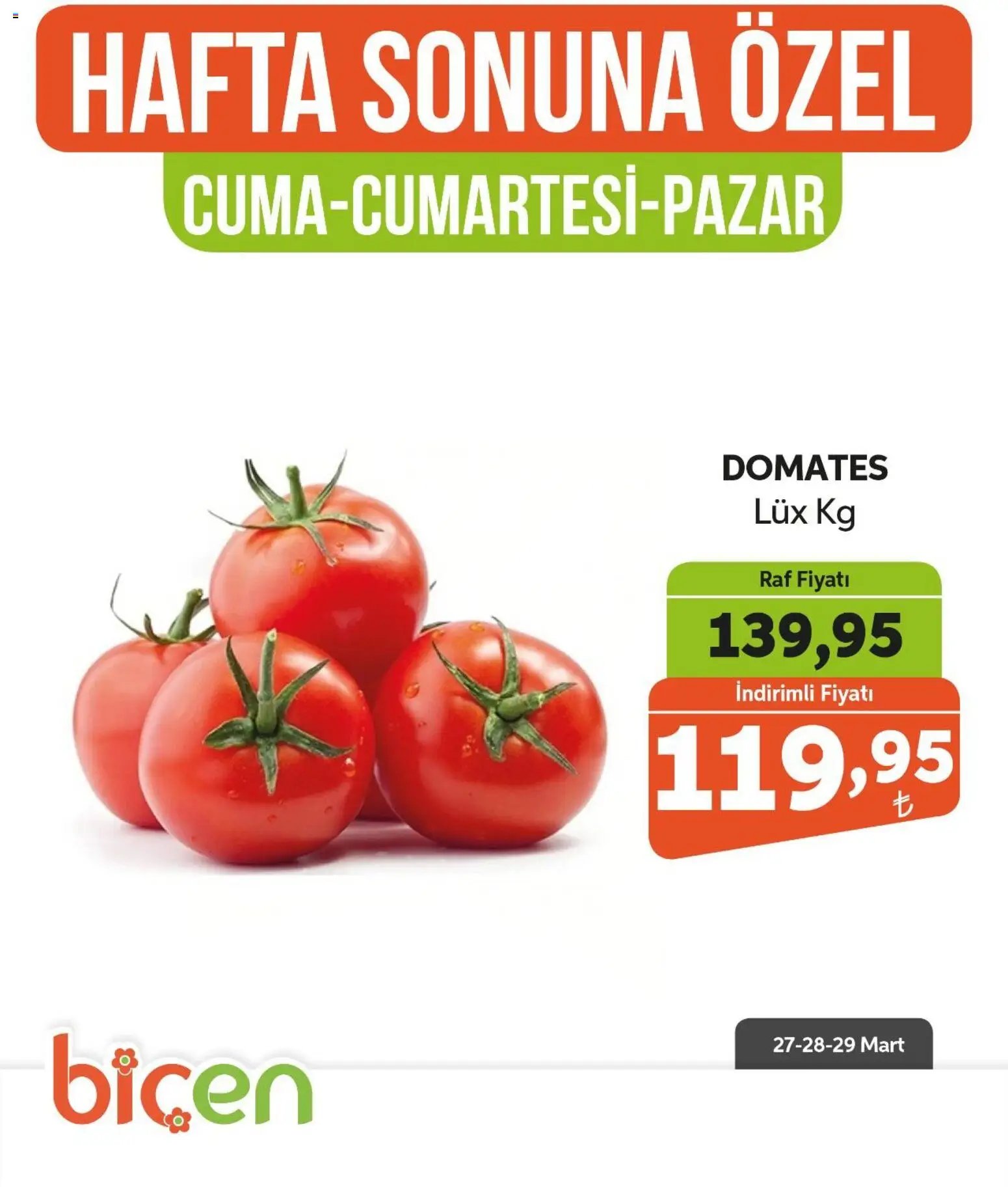 Biçen Market - Hafta Sonuna Özel