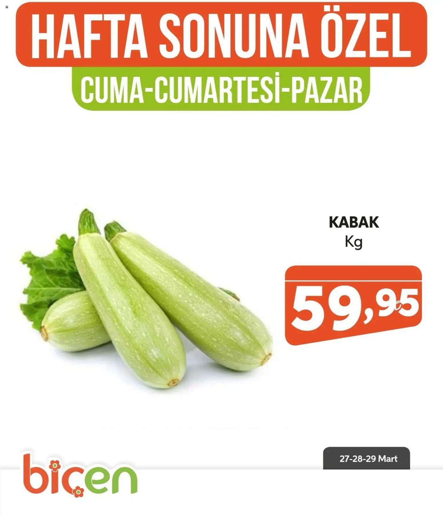 Biçen Market - Hafta Sonuna Özel