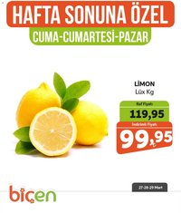 Biçen Market - Hafta Sonuna Özel
