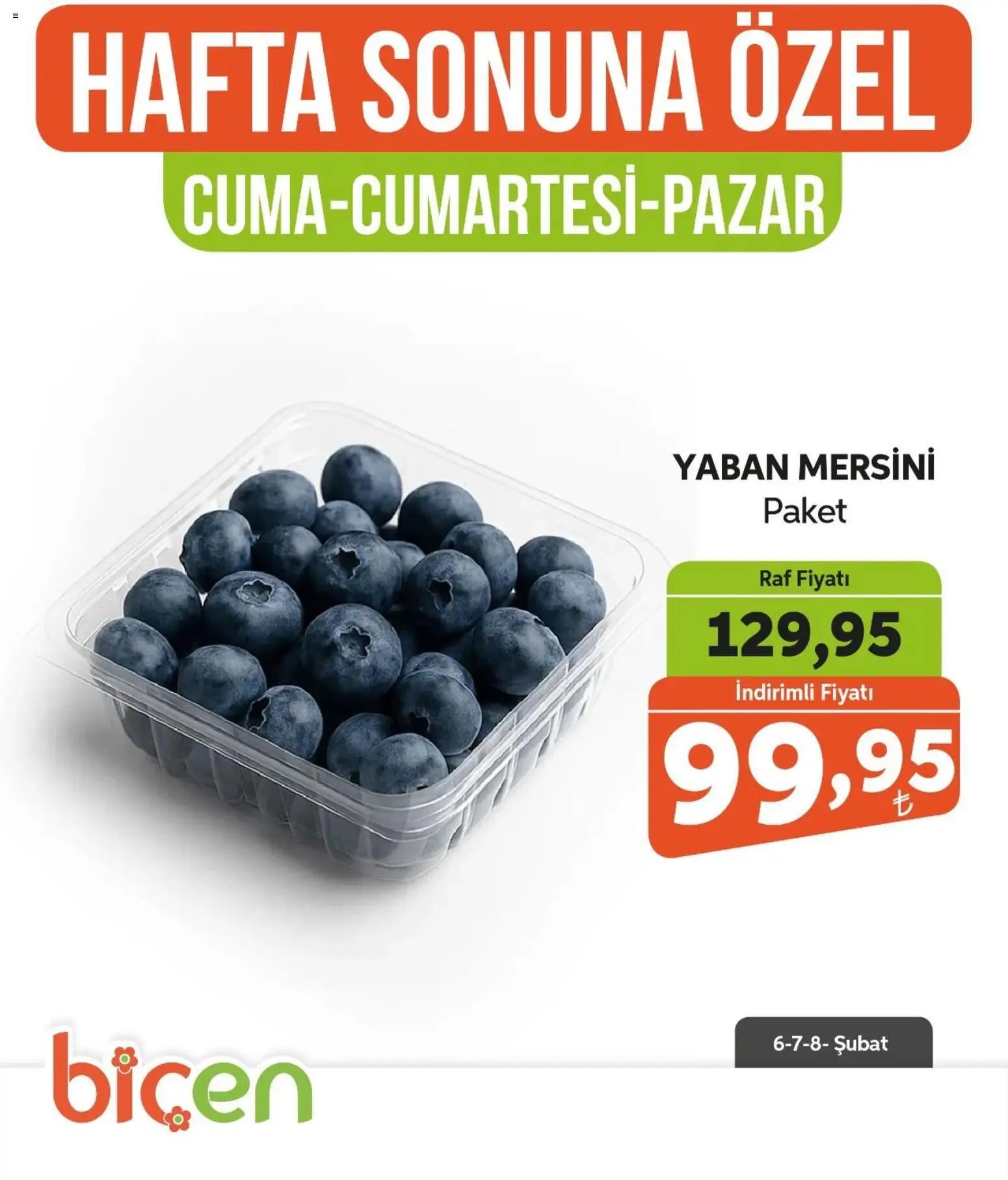 Biçen Market Hafta Sonuna Özel - Meyve İndirimi
