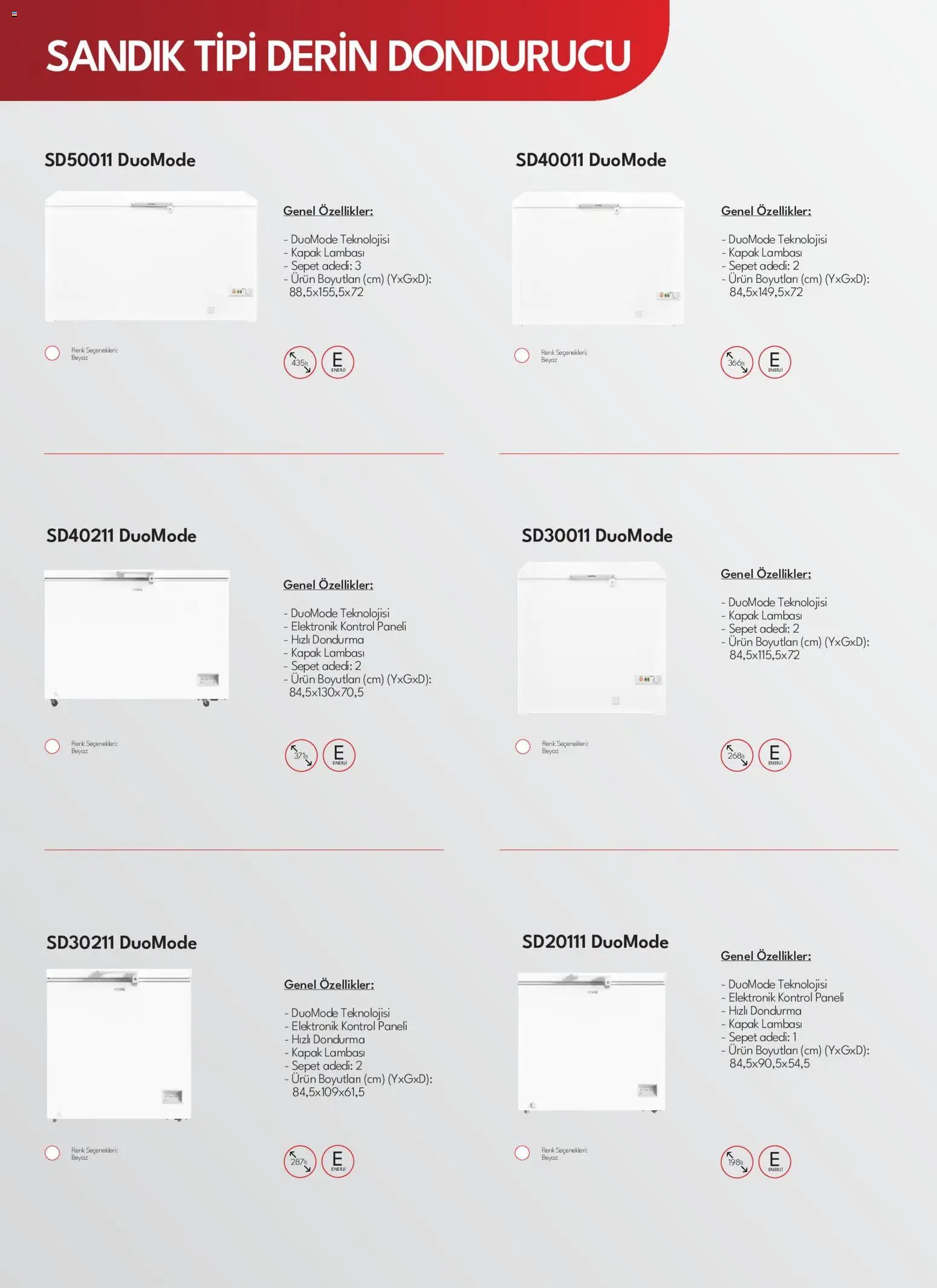 Vestel Beyaz Eşya Katalog