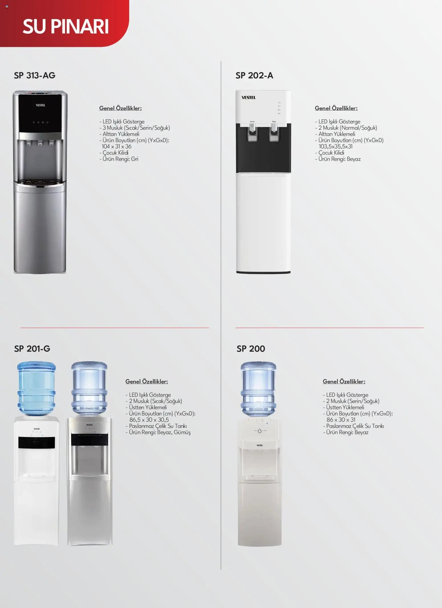 Vestel Beyaz Eşya Katalog