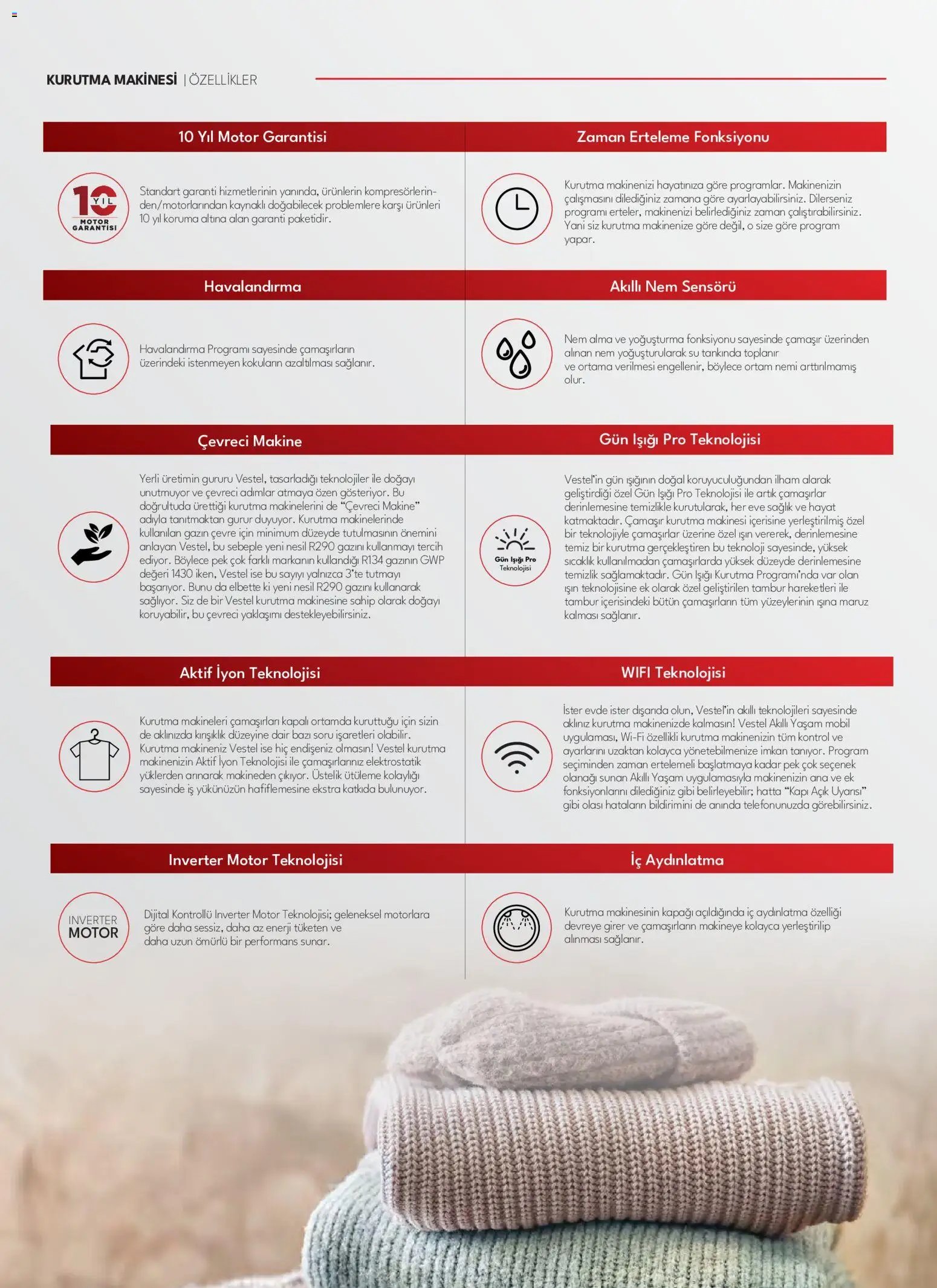 Vestel Beyaz Eşya Katalog