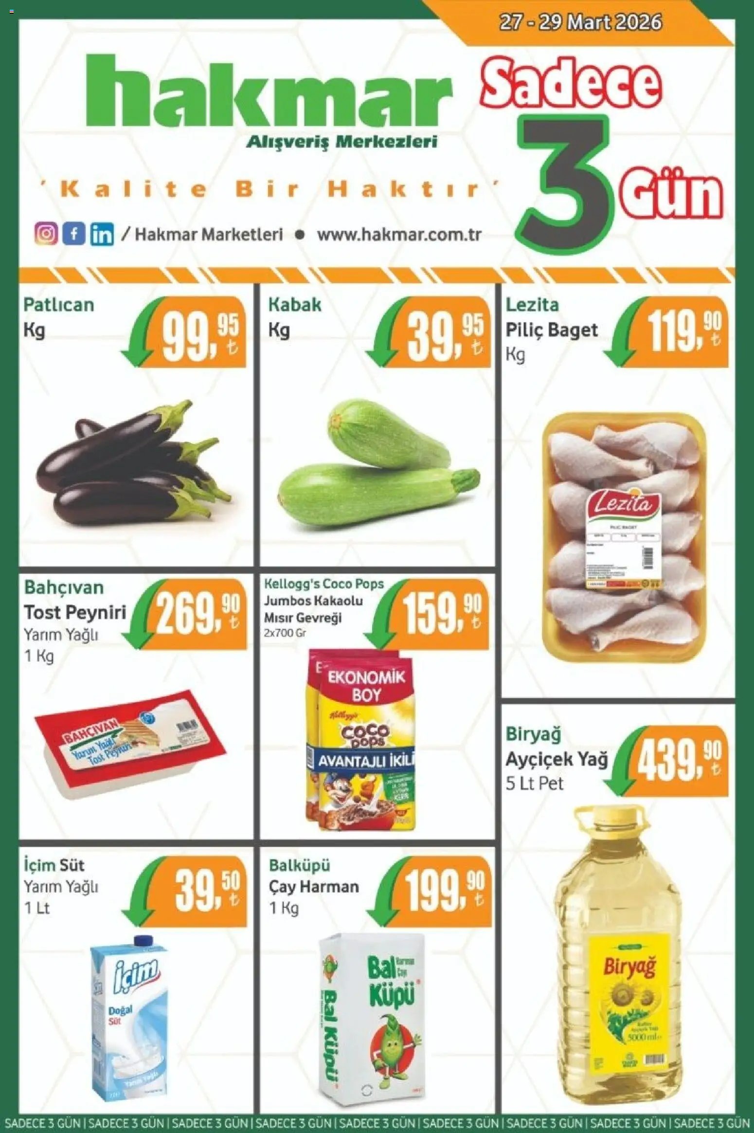 Hakmar - Katalog Sadece 3 Gün