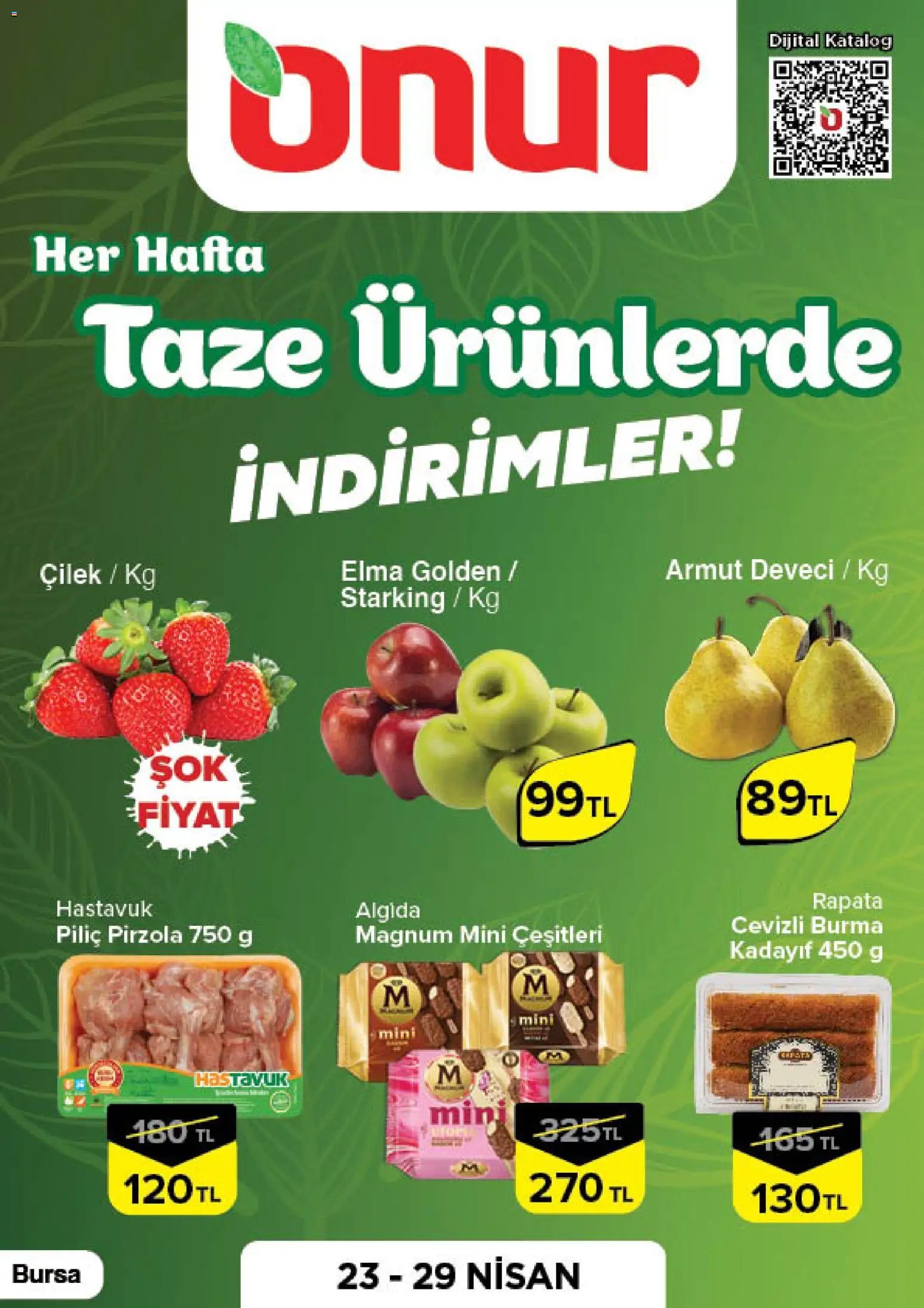 Onur Market - Taze Ürünlerde İndirimler - Bursa