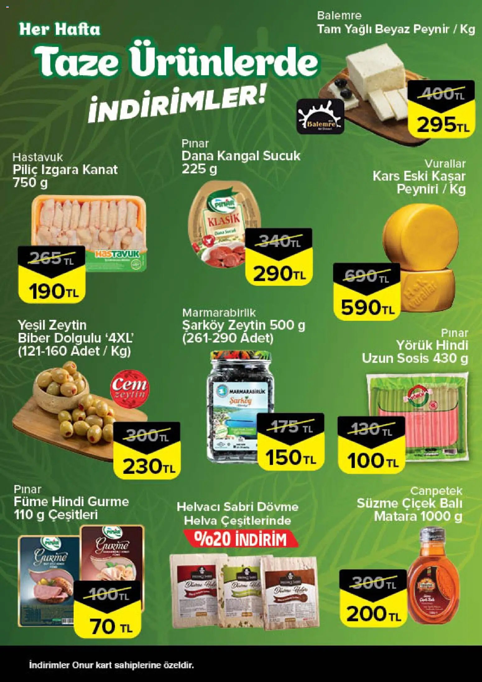 Onur Market - Taze Ürünlerde İndirimler - Bursa