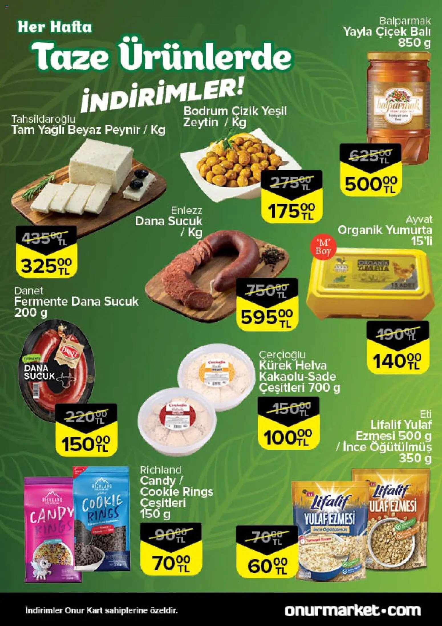 Onur Market Taze Ürünlerde İndirimler - Bursa