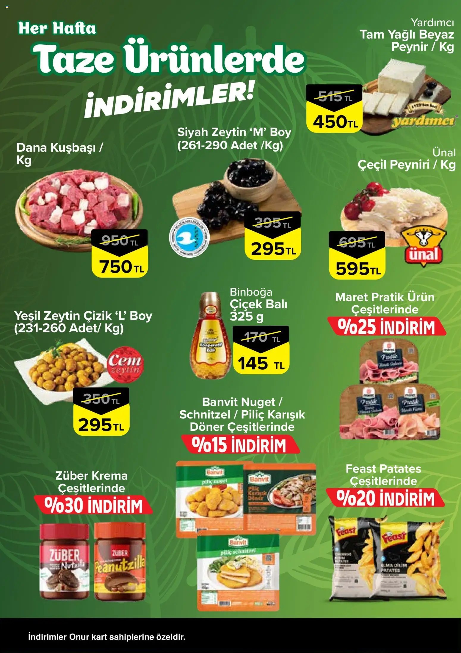 Onur Market - Taze Ürünlerde İndirimler Trakya