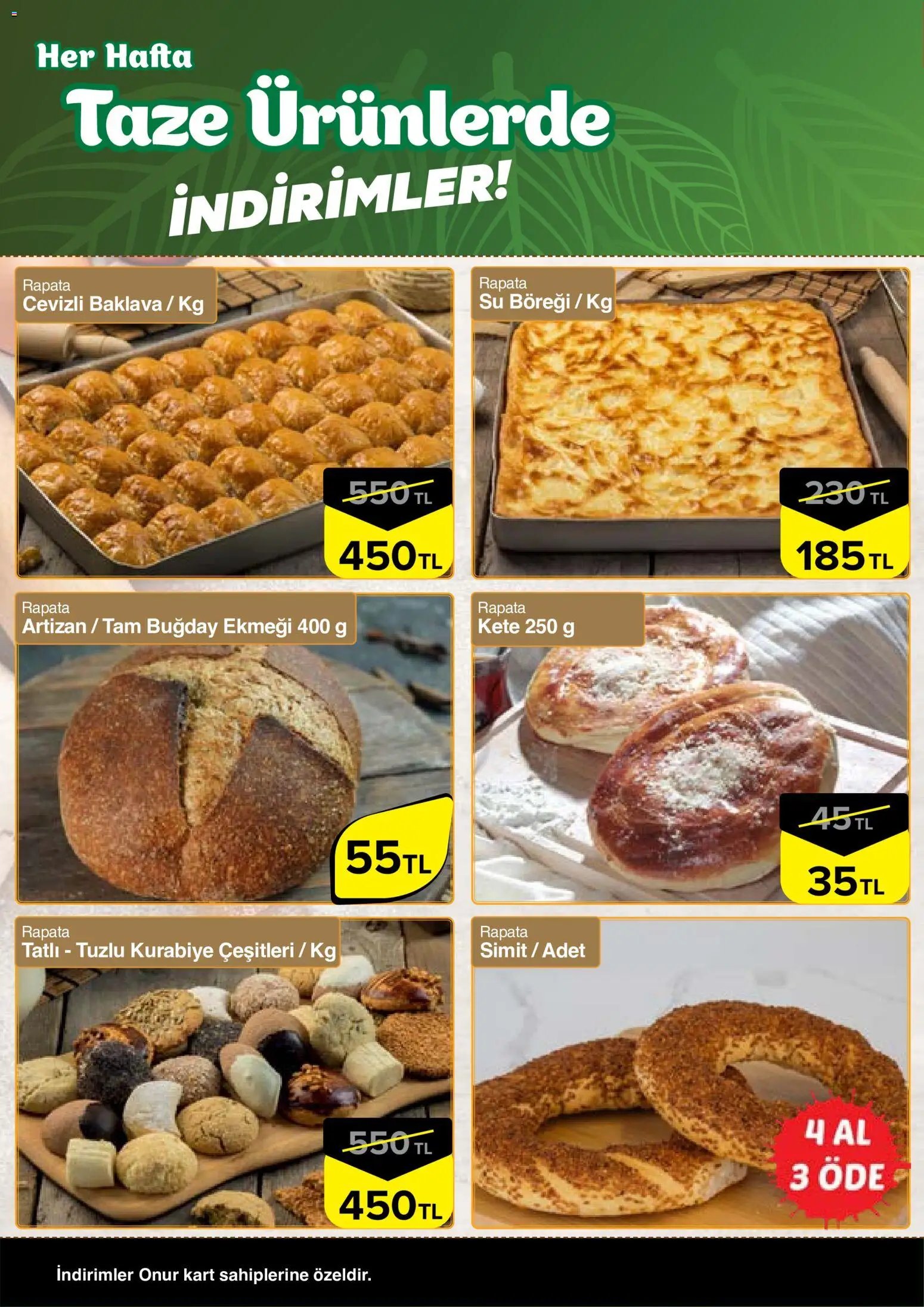 Onur Market - Taze Ürünlerde İndirimler Trakya