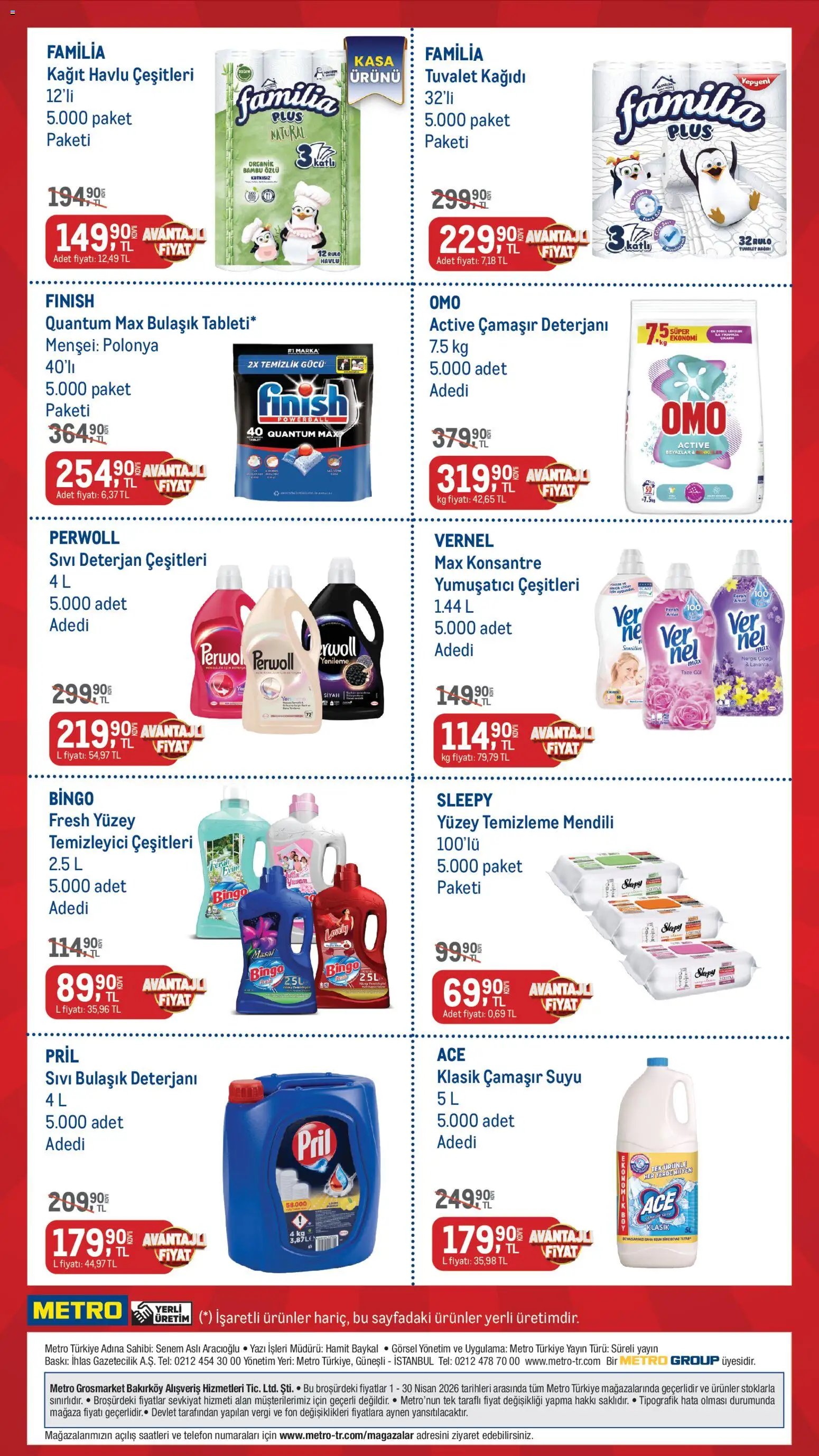 Metro - Temizlik | Kişisel bakım