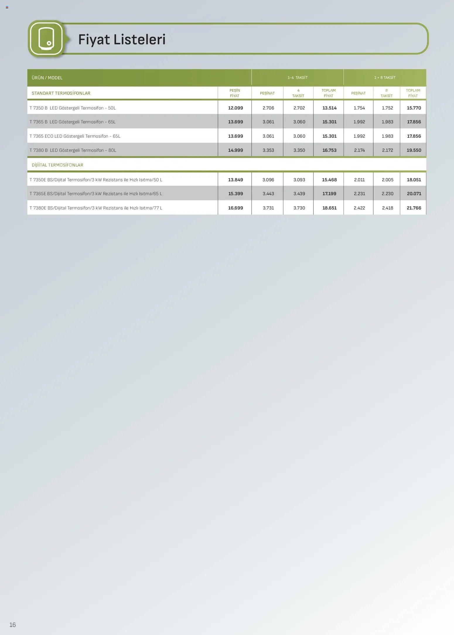 Arçelik İklimlendirme Kataloğu