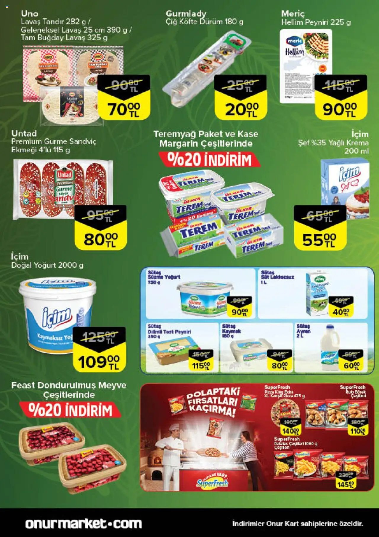 Onur Market Taze Ürünlerde İndirimler - İstanbul