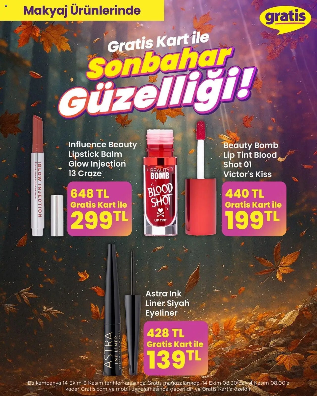 Gratis Gratis Kart ile Sonbahar Güzelliği