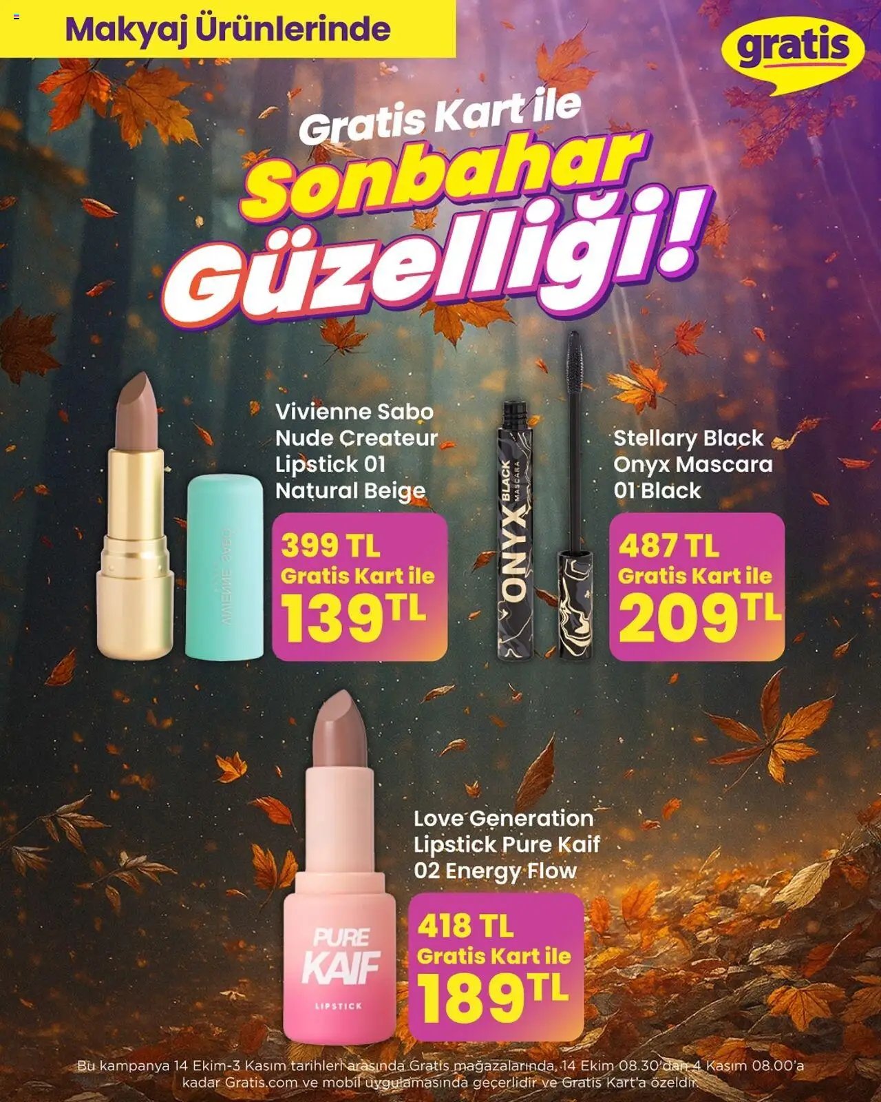 Gratis Gratis Kart ile Sonbahar Güzelliği