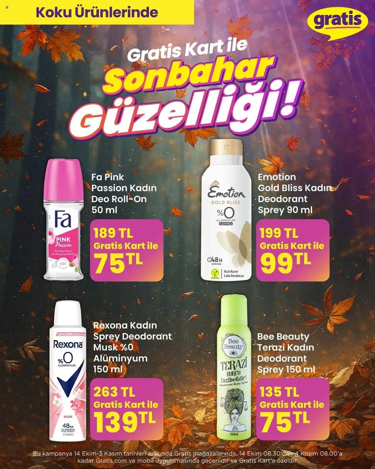 Gratis Gratis Kart ile Sonbahar Güzelliği