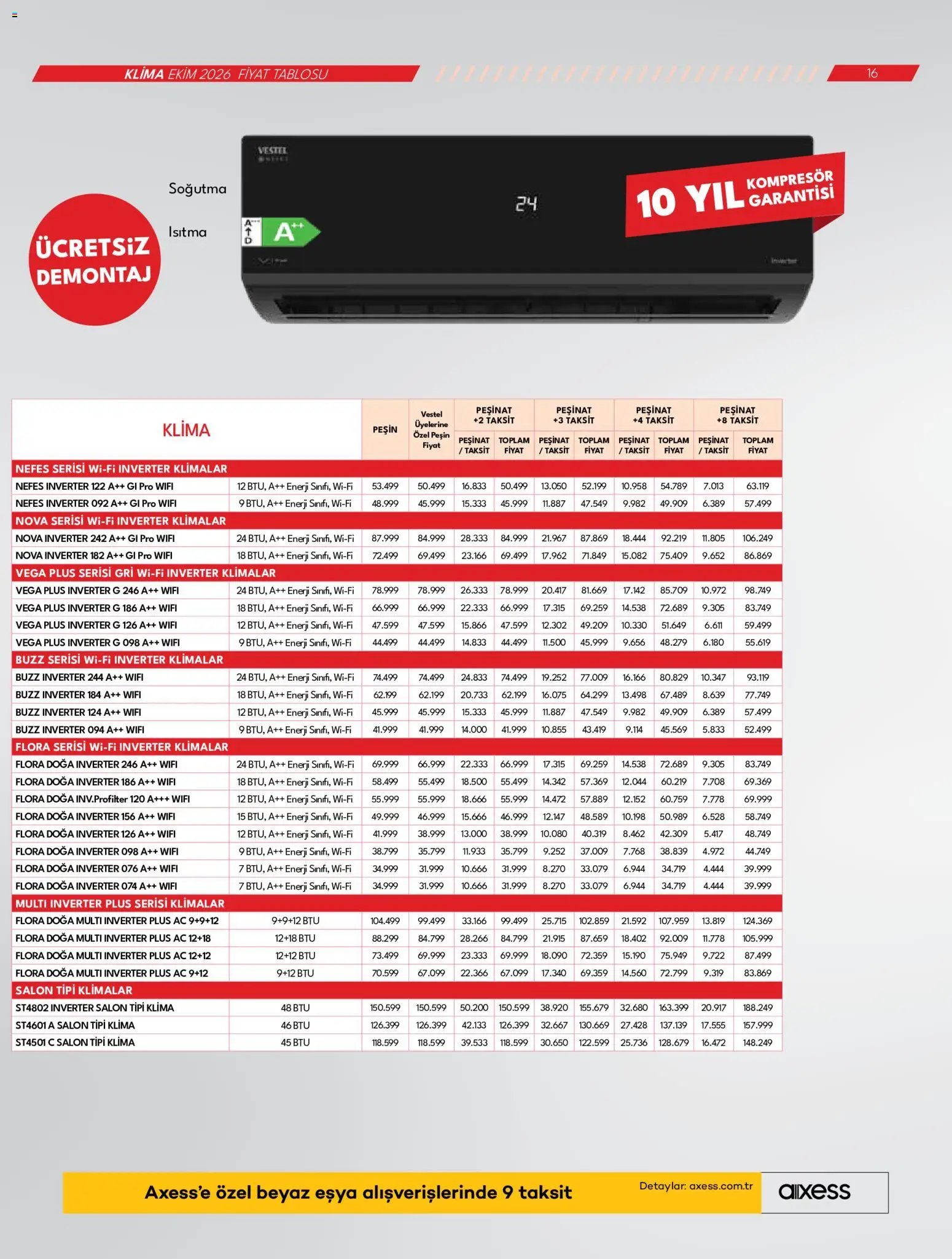 Vestel Katalog