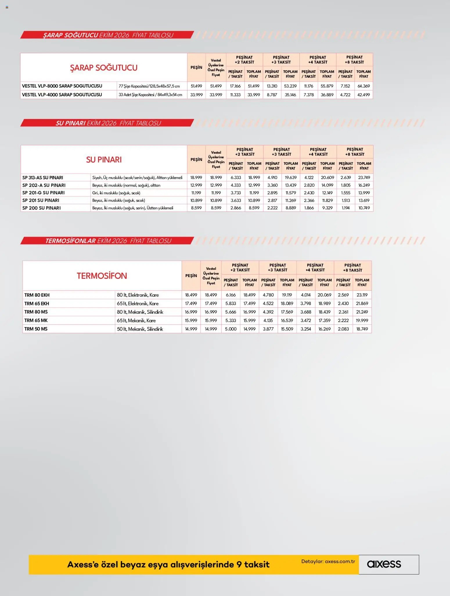 Vestel Katalog