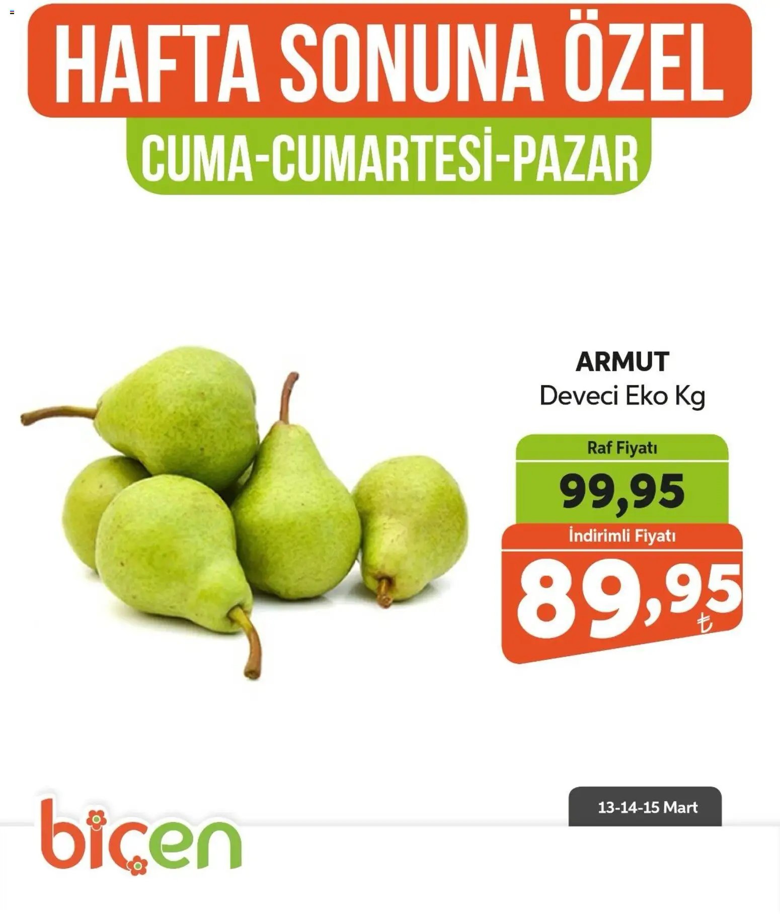 Biçen Market - Bir İndirim MaSalı - meyve