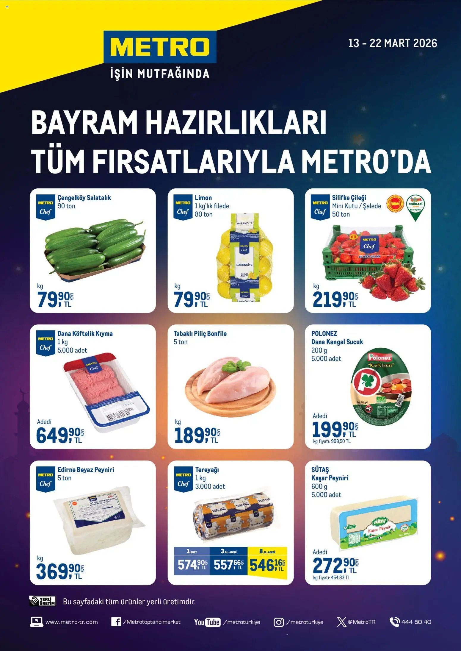 Metro - Bayram Hazırlıkları Tüm Fırsatlarıyla Metro'da