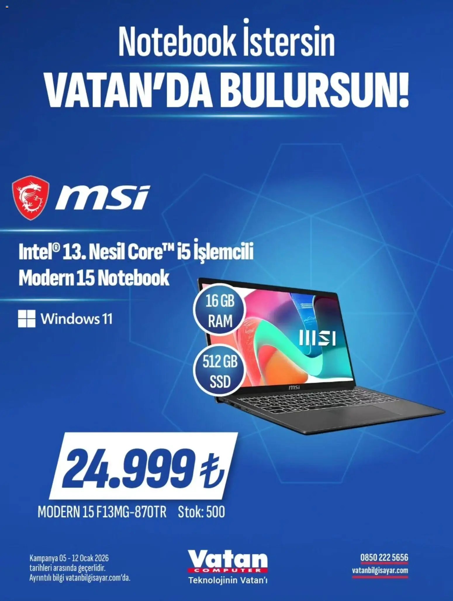 Vatan Bilgisayar İndirim