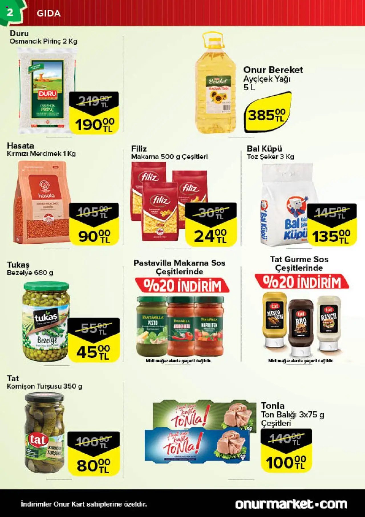 Onur Market Katalog - Bursa