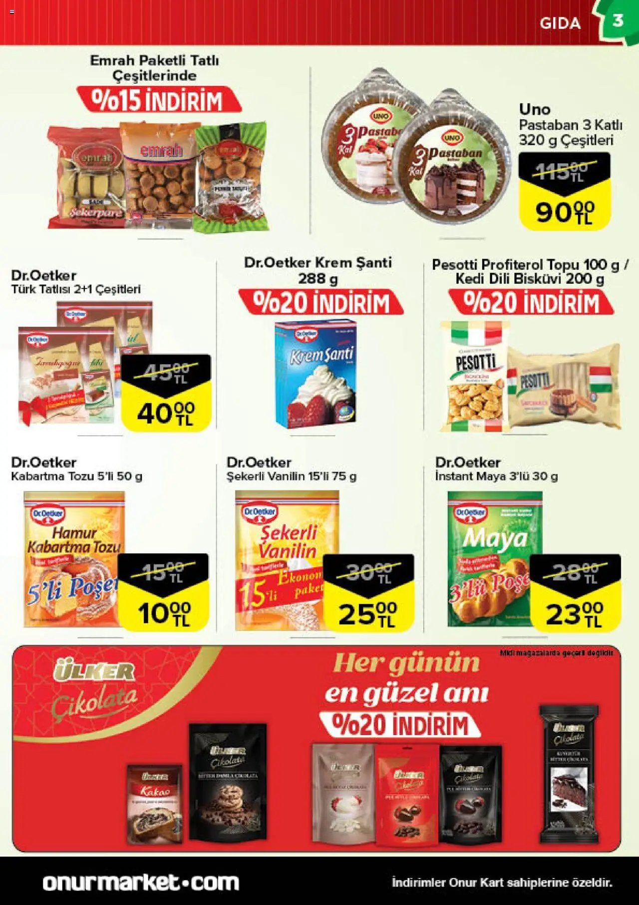 Onur Market Katalog - Bursa