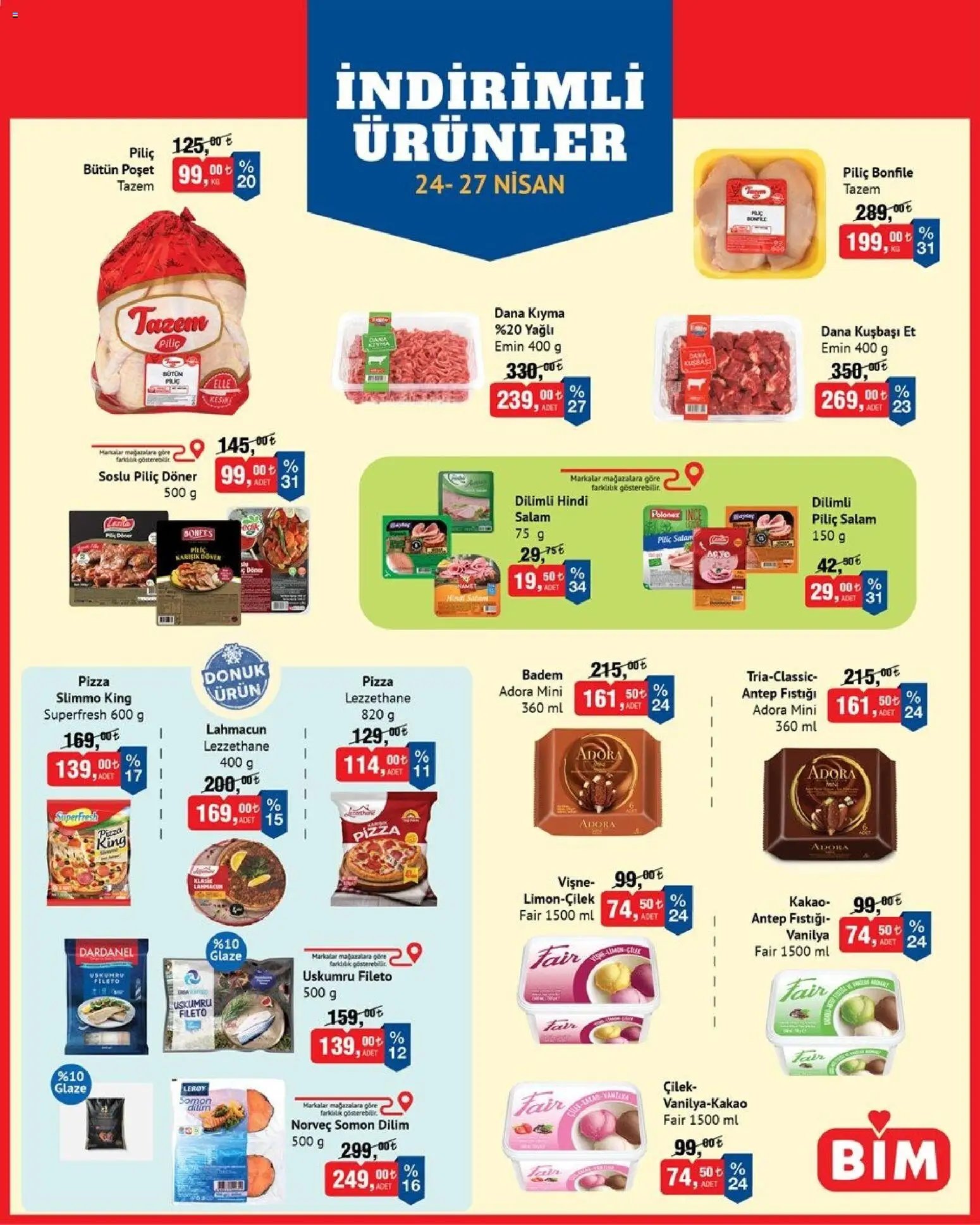 BİM - İndirimli Ürünler