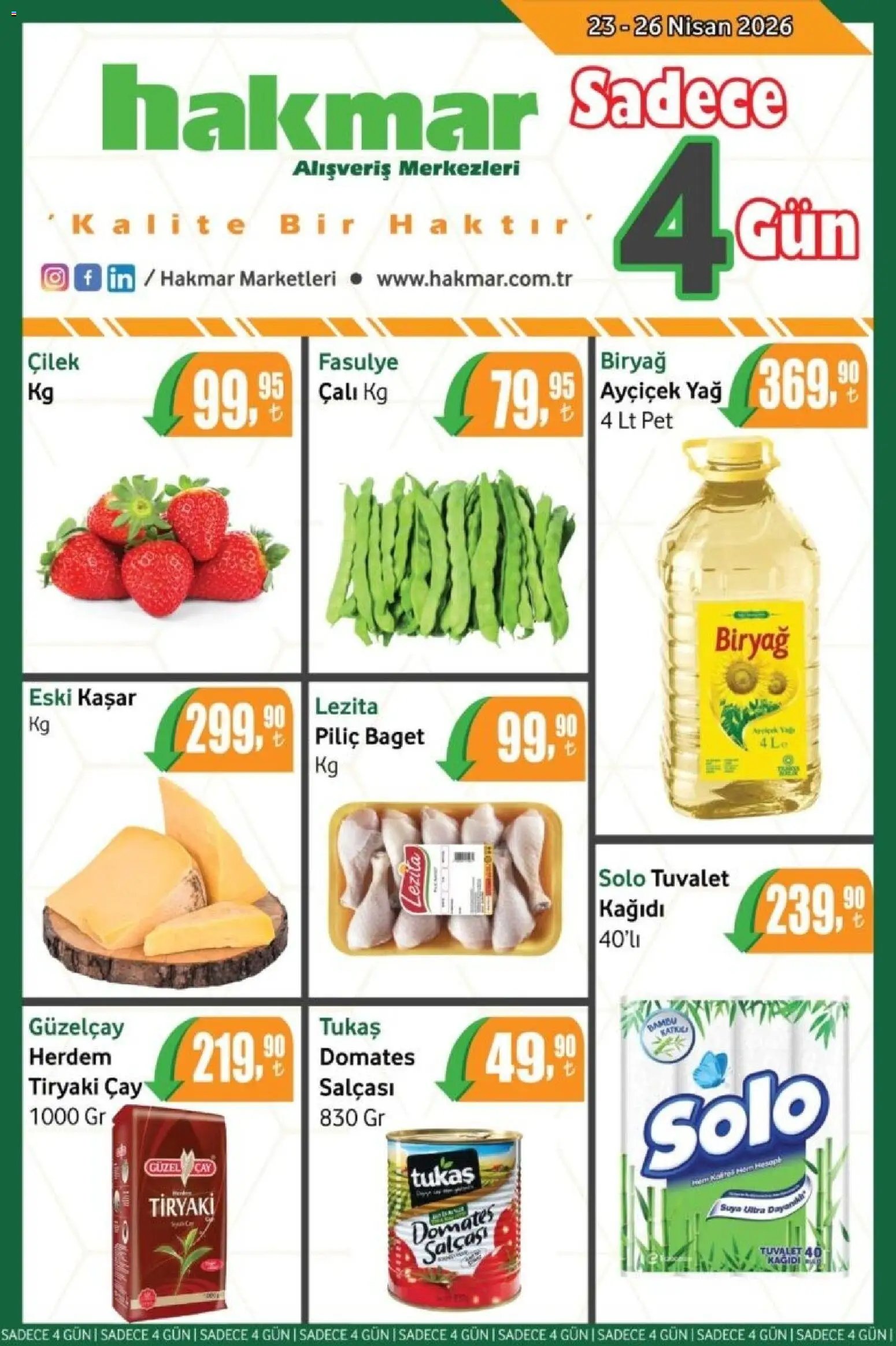 Hakmar - Katalog Sadece 4 Gün