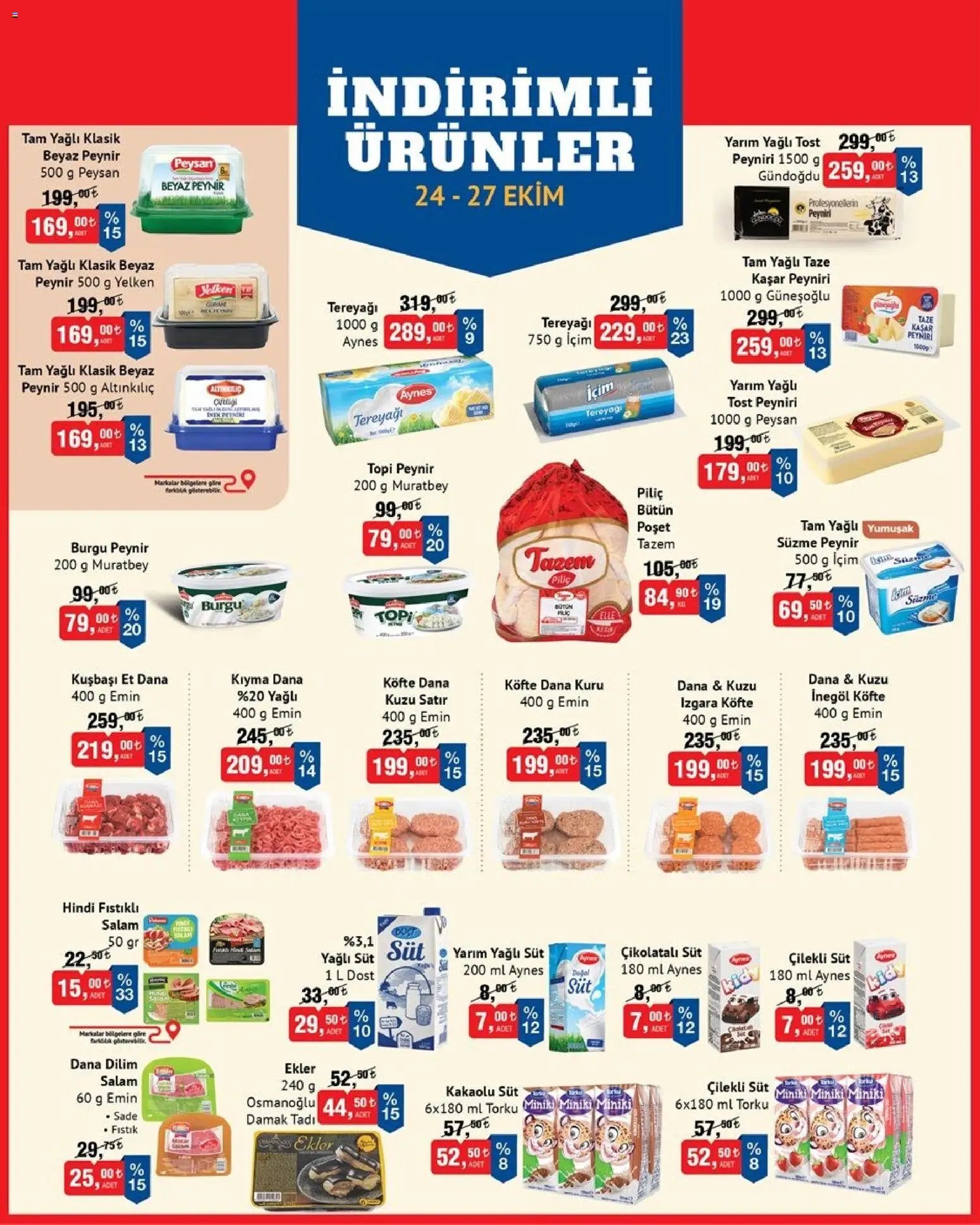 BİM İndirimli Ürünler