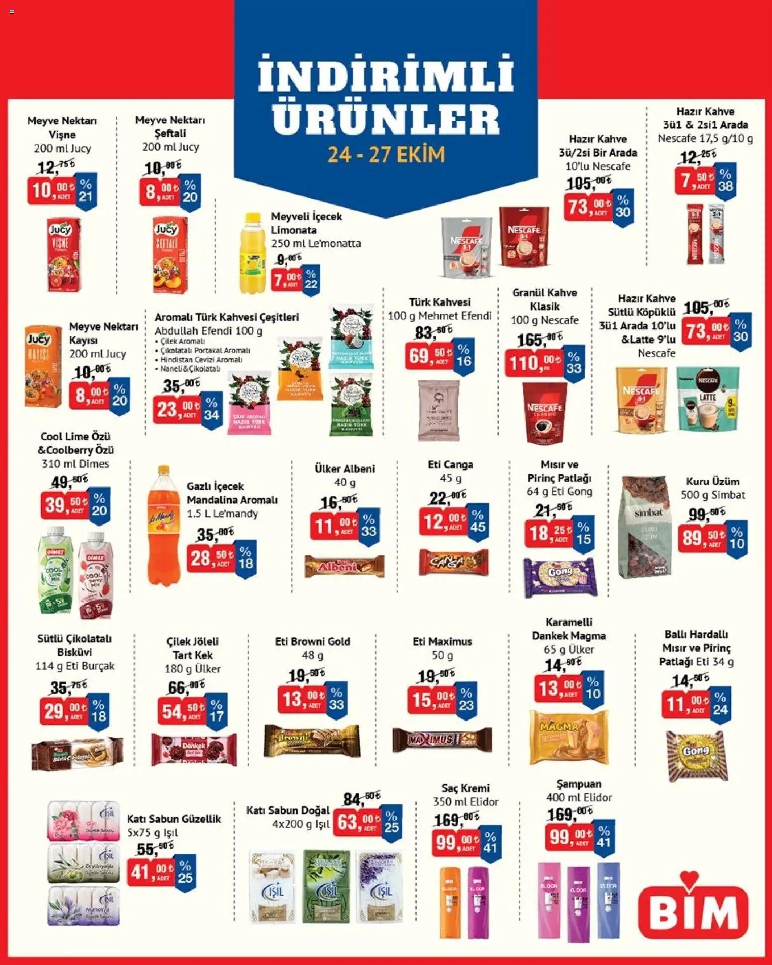 BİM İndirimli Ürünler