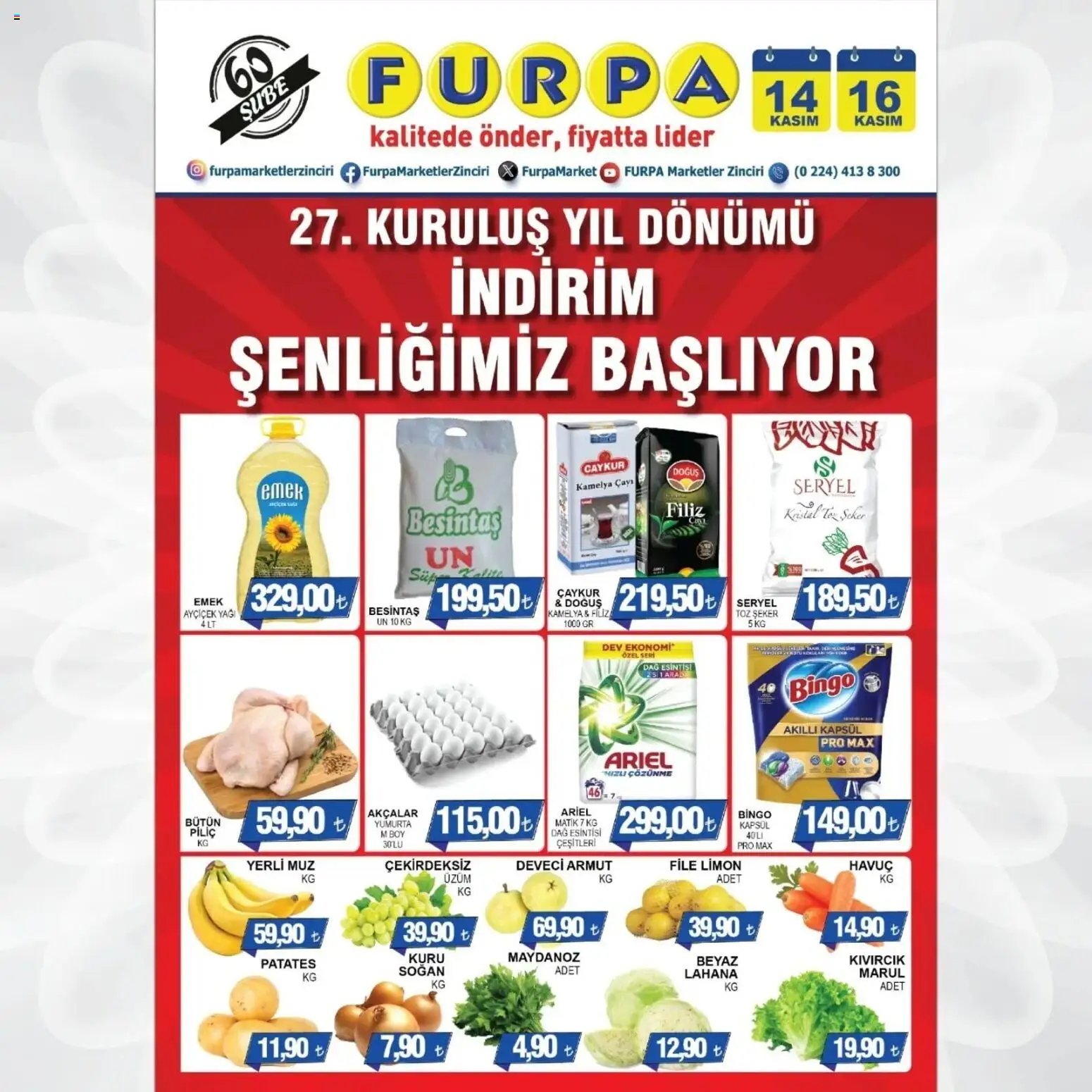 Furpa Cuma’dan Pazar’a Katalog