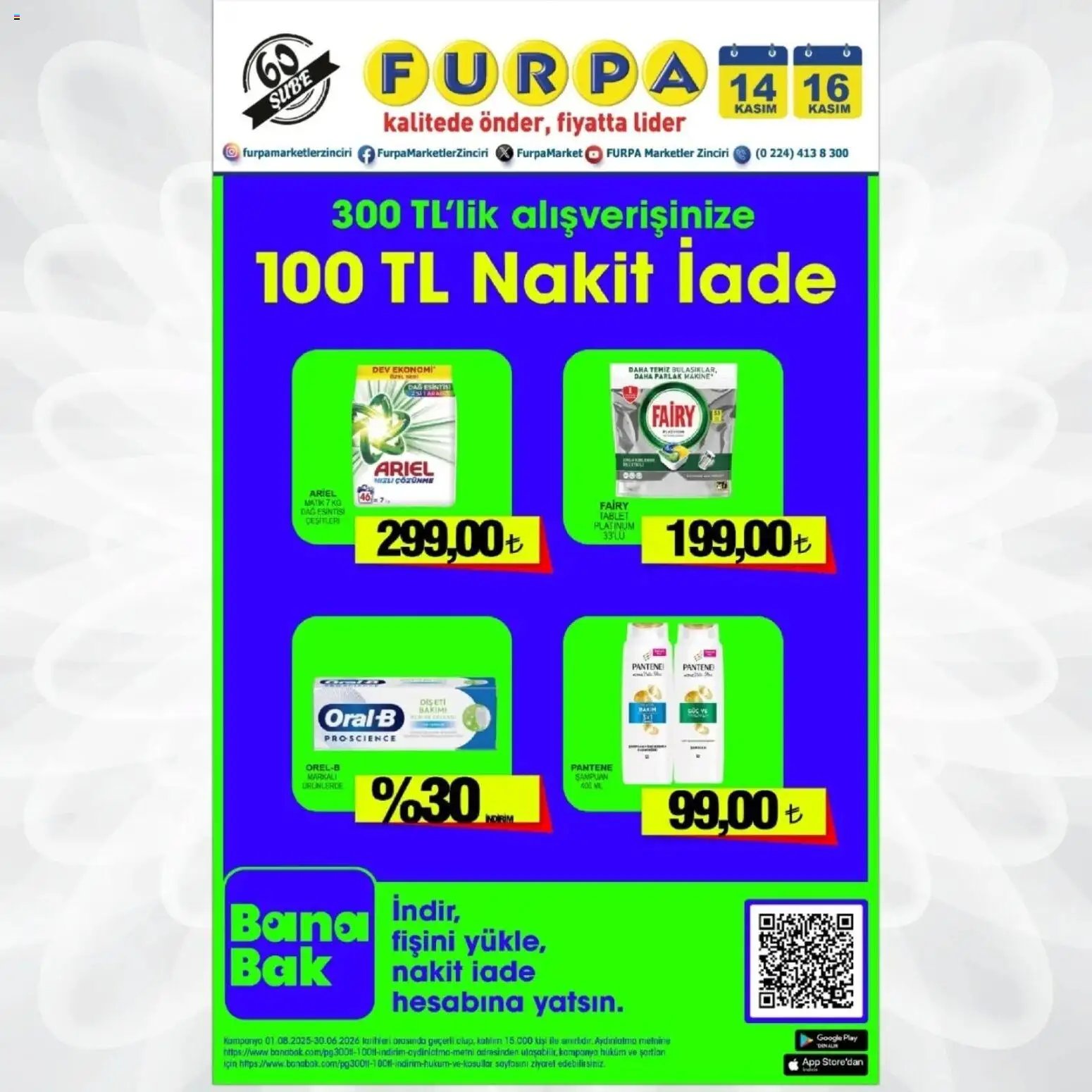 Furpa Cuma’dan Pazar’a Katalog