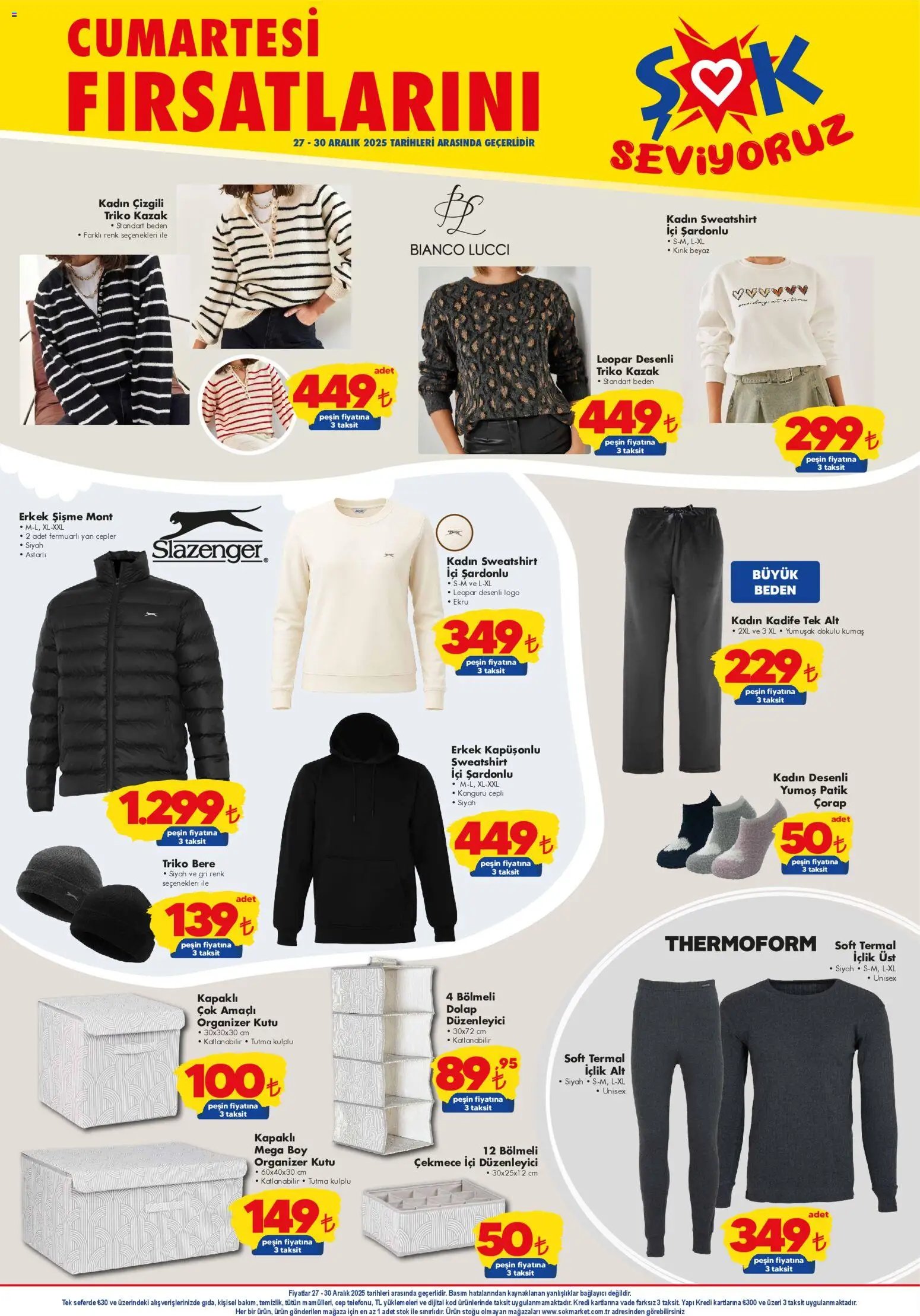 Şok Market Hafta sonu fırsatları