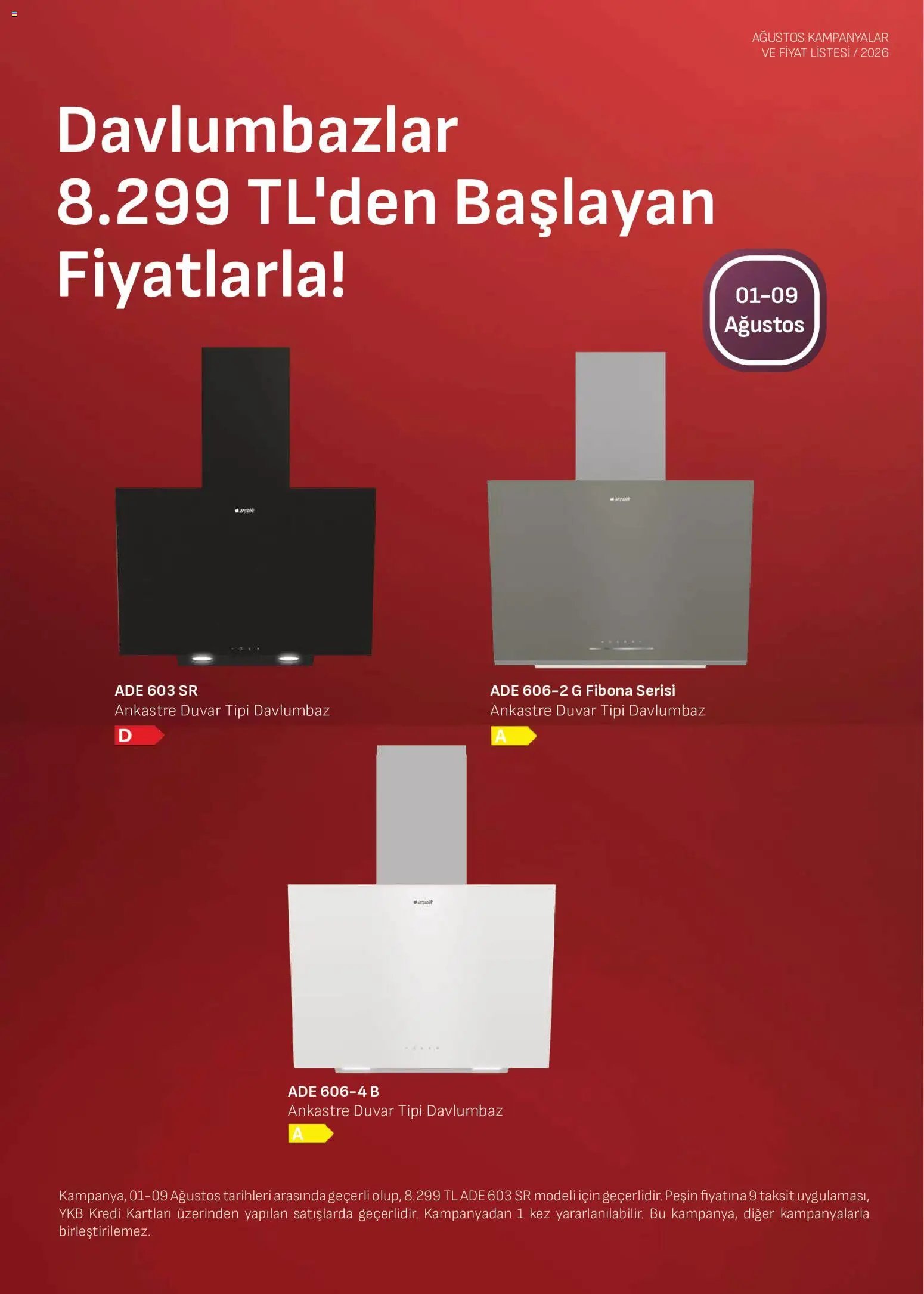 Arçelik - Ankastre Kataloğu