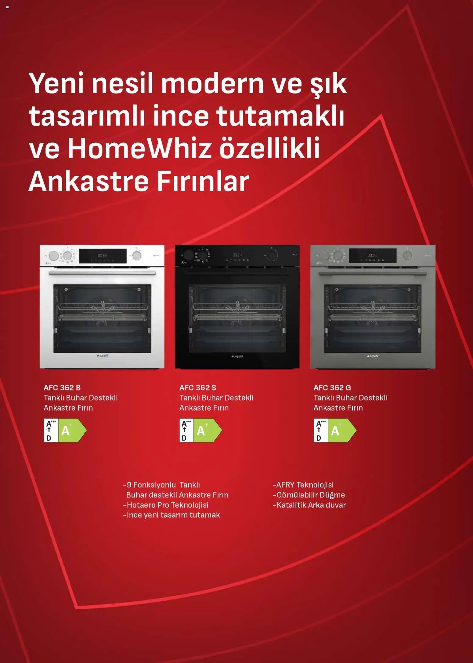 Arçelik - Ankastre Kataloğu