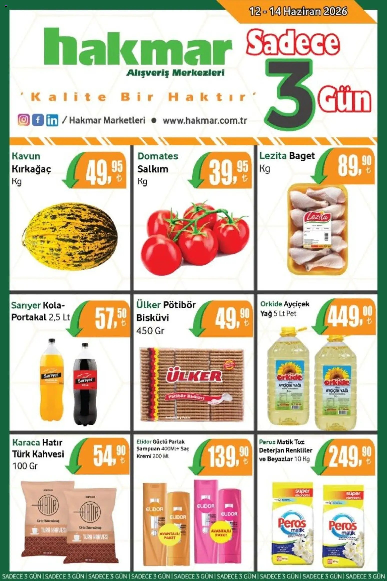 Hakmar - Katalog Sadece 3 Gün