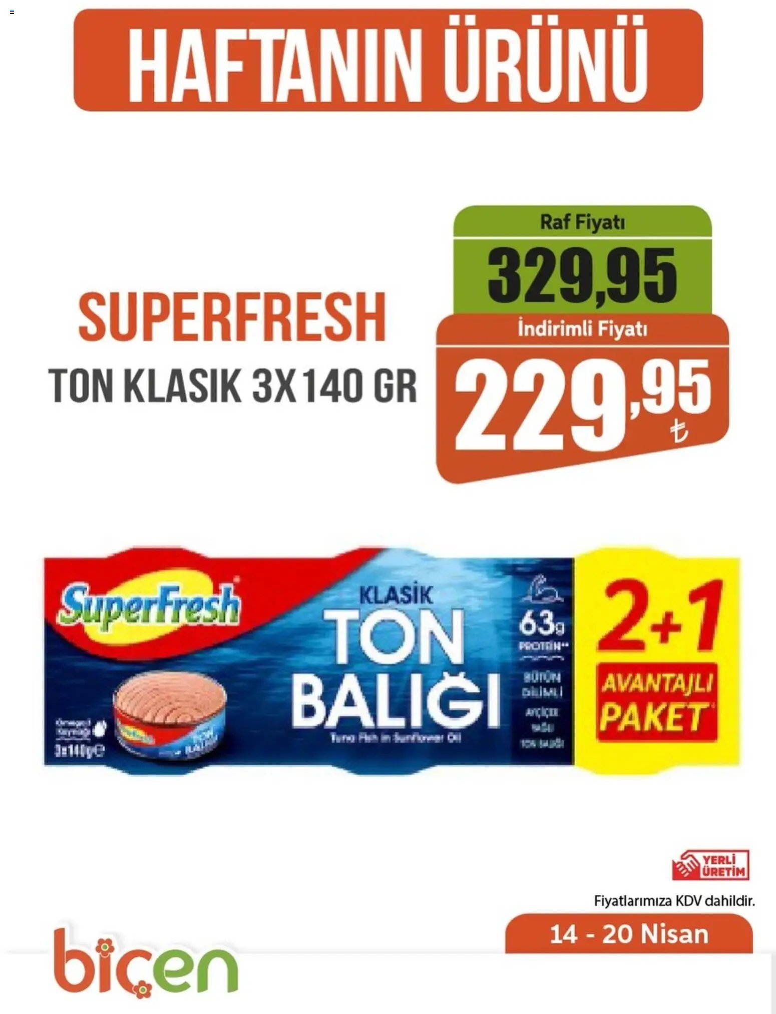 Biçen Market - Haftanın Ürünü