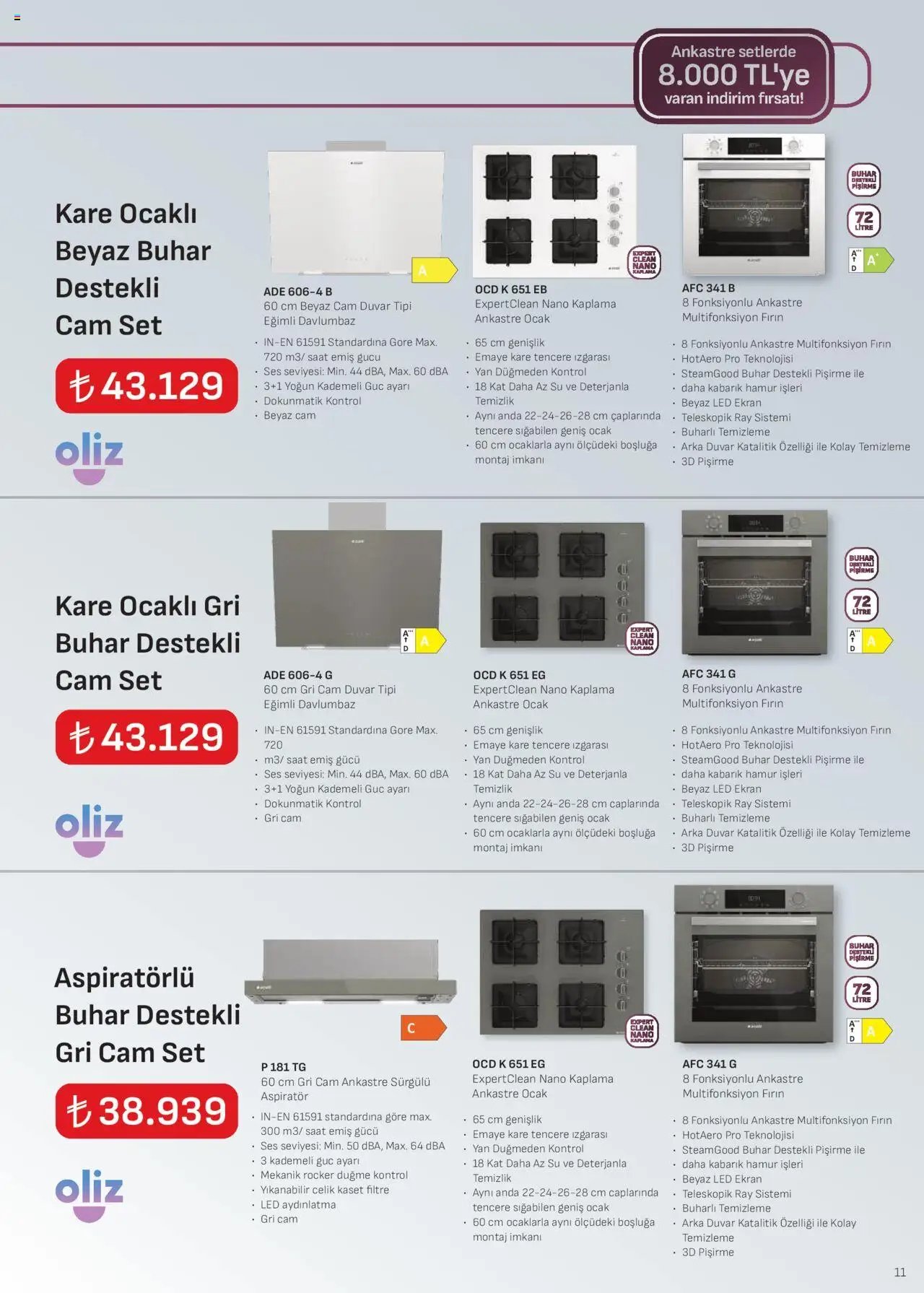 Arçelik Ankastre Kataloğu