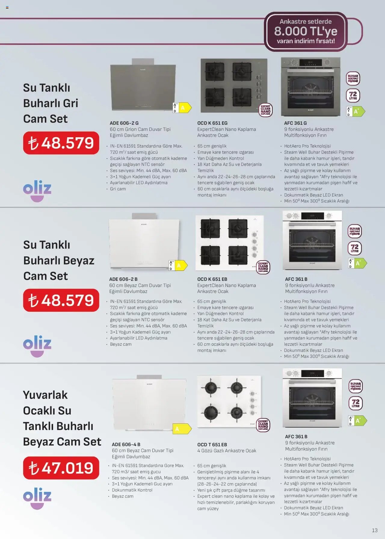 Arçelik Ankastre Kataloğu