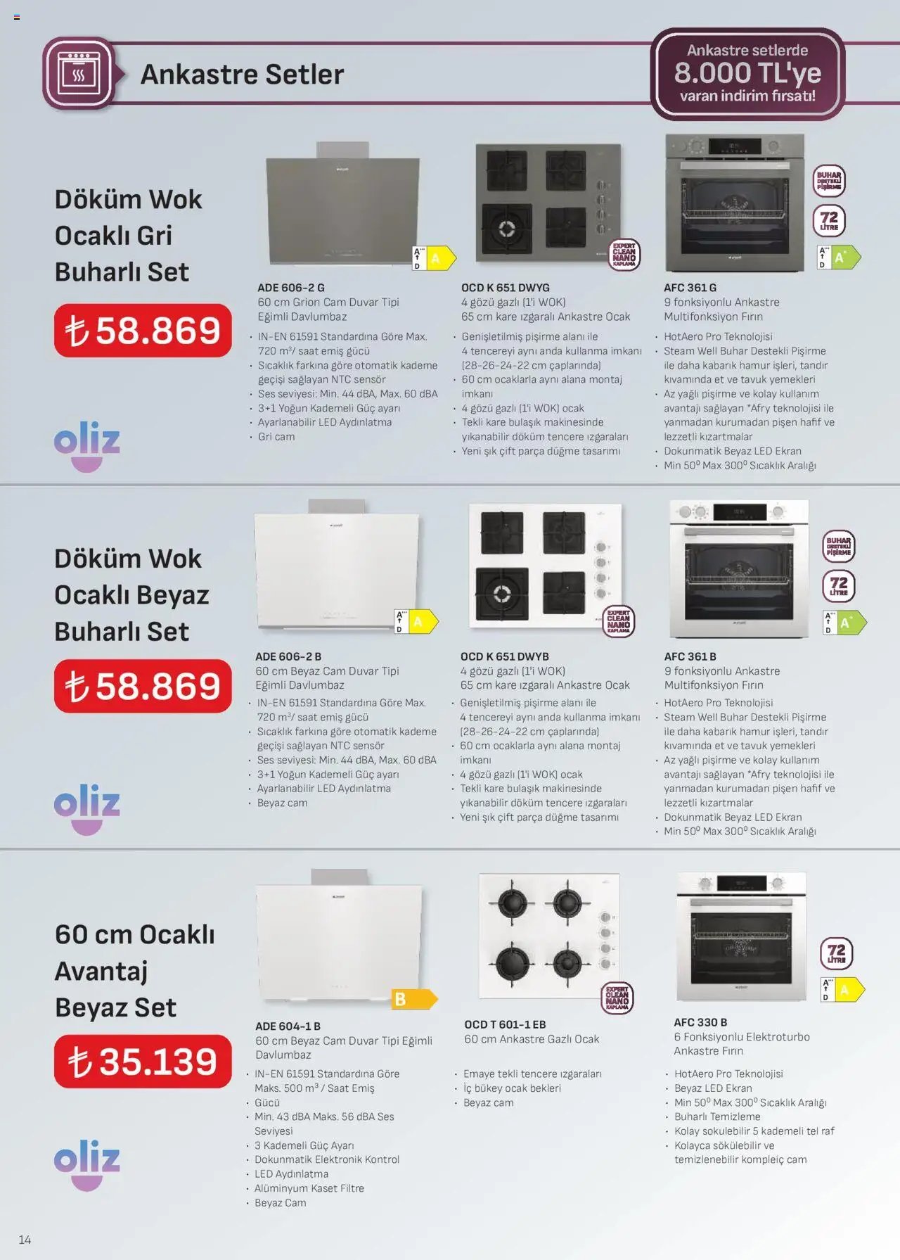 Arçelik Ankastre Kataloğu