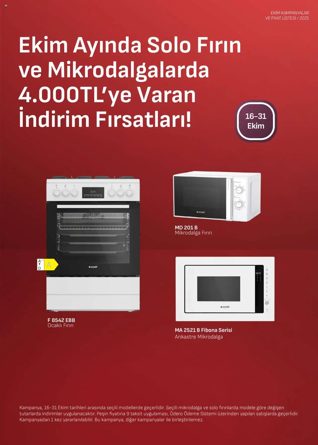 Arçelik Ankastre Kataloğu